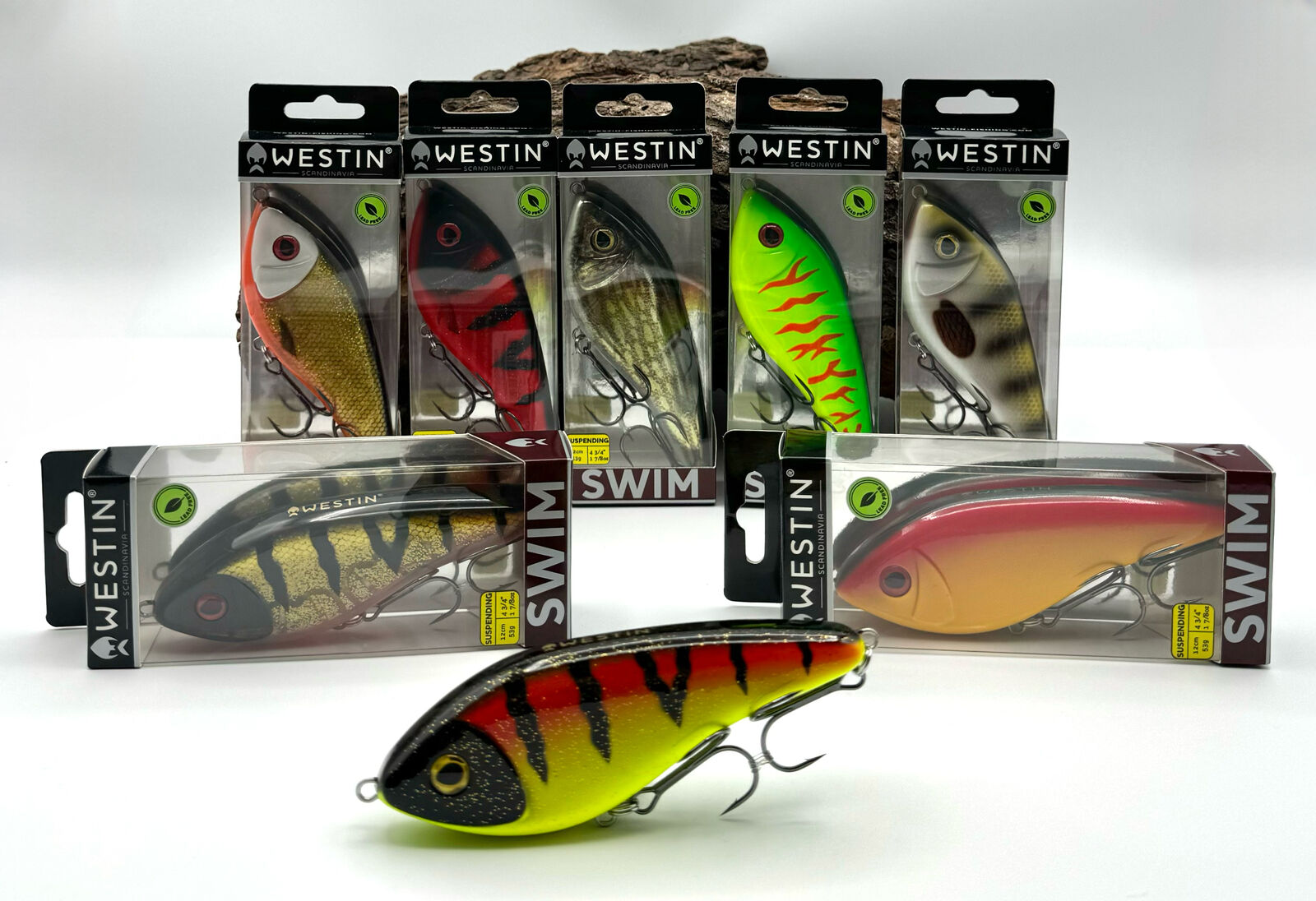 Westin Swim Glidebait 12cm 53g Suspending 21 Farben