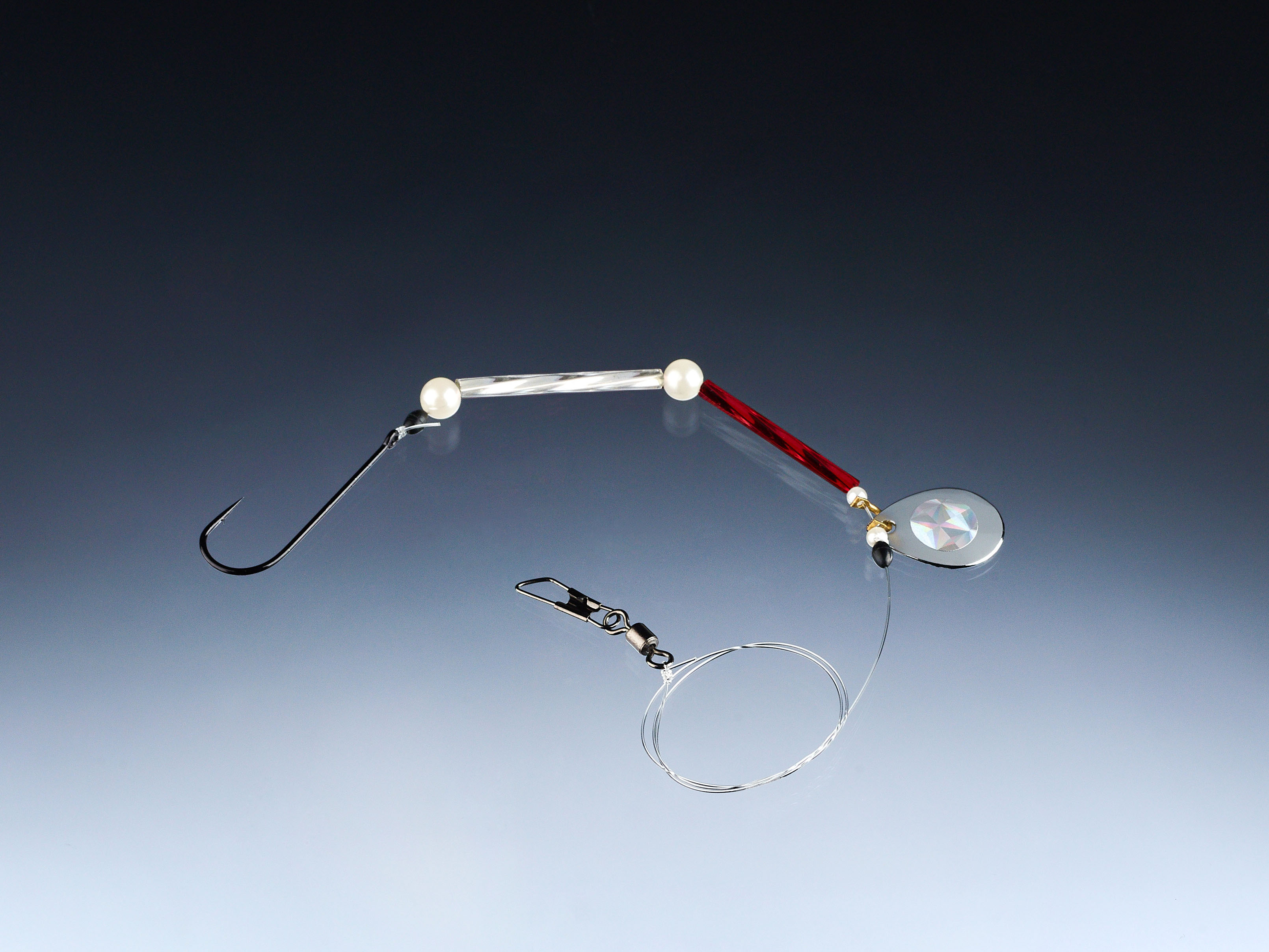 Balzer Magic Prisma Plattfisch Vorfach Silber - Rot ABVERKAUF