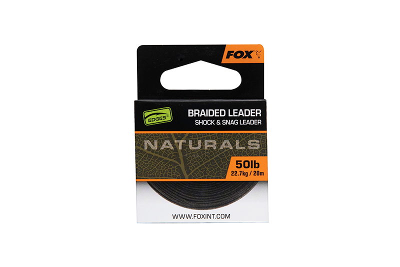 Fox EDGE 50lb 22,7kg 20m Naturals Braided Leader
