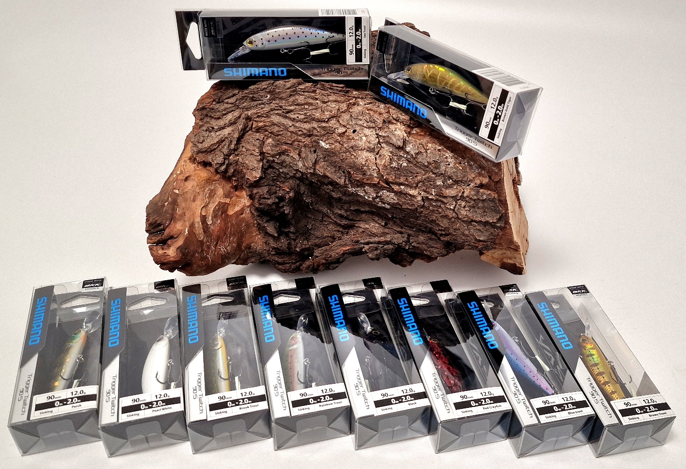 Shimano Lure Yasei Trigger Twitch S 90mm 12g 0m-2m 10 Farben