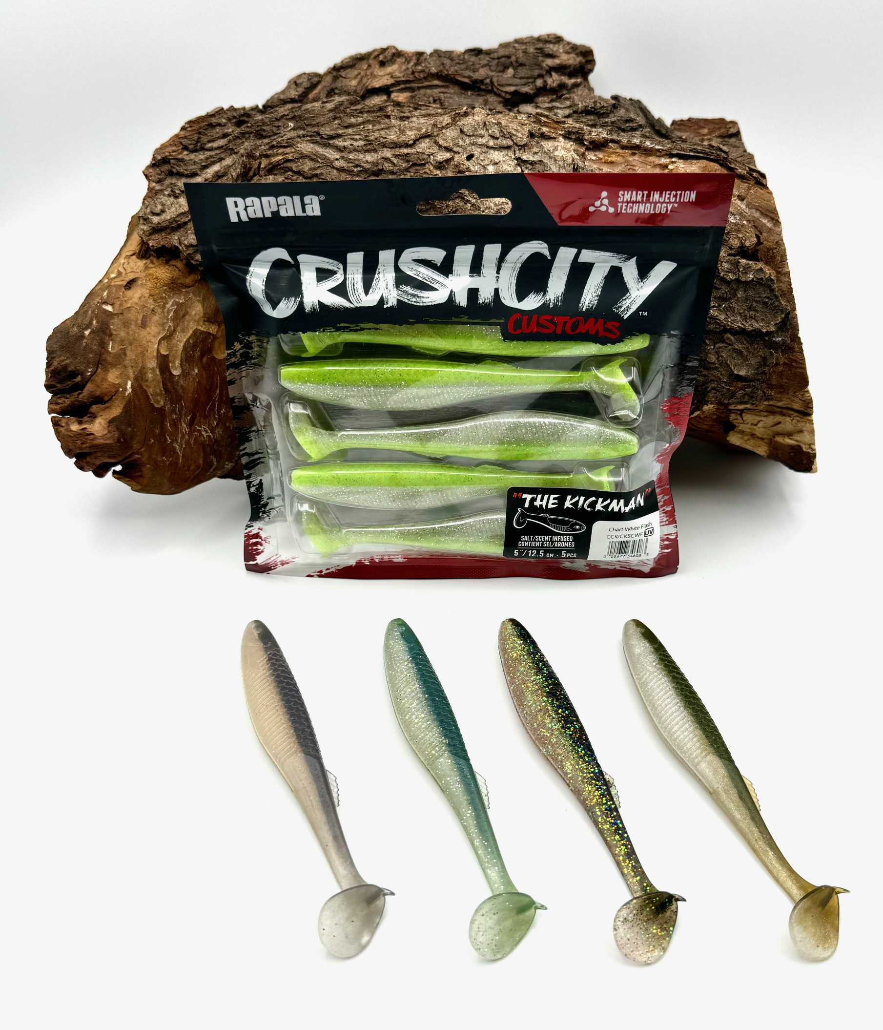 Rapala Crushcity Customs The Kickman 5" 12,5cm 14g 5 Stück 12 Farben