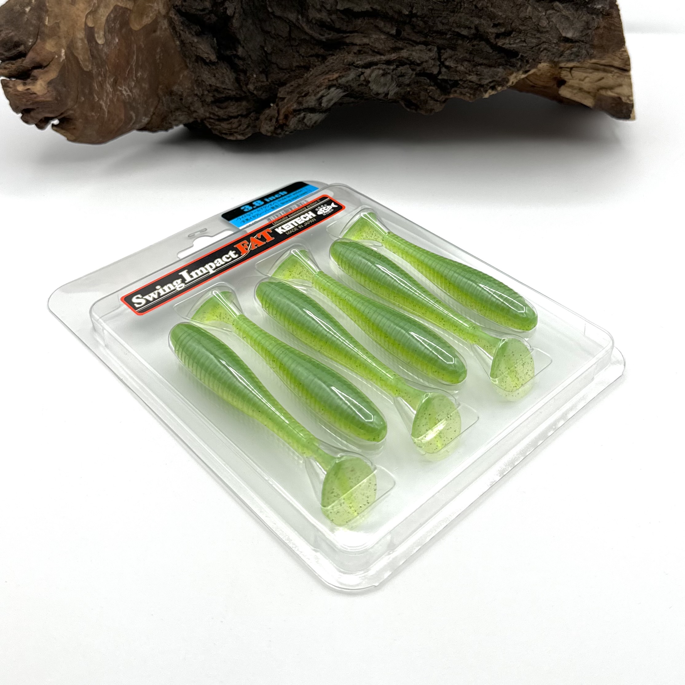 Keitech 3,8" Fat Swing Impact Lime Chatreuse 9,5cm