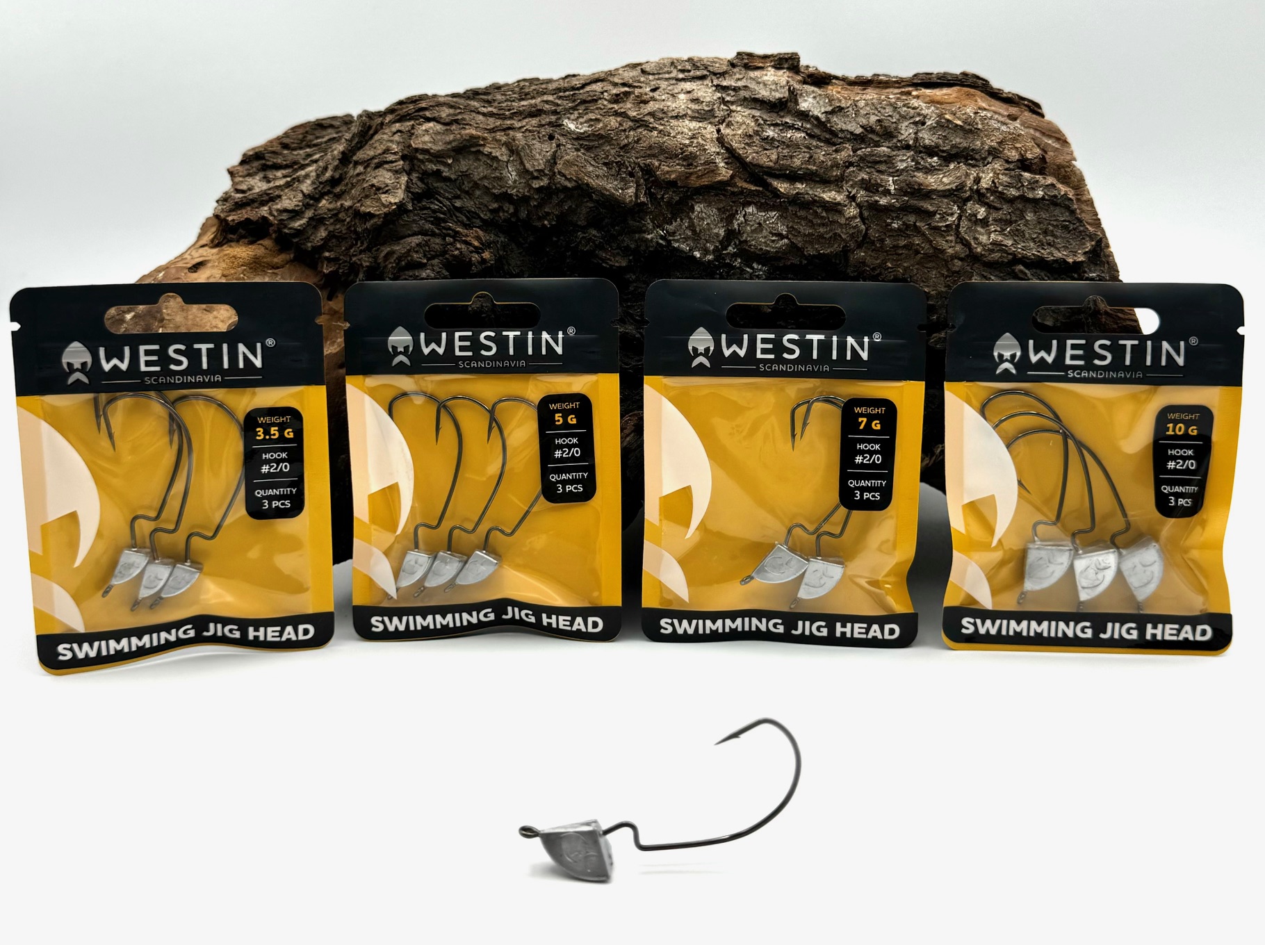 Westin Swimming Jig Head Lead Jigköpfe  #2/0 3,5g 5g 7g 10g Wide Gape