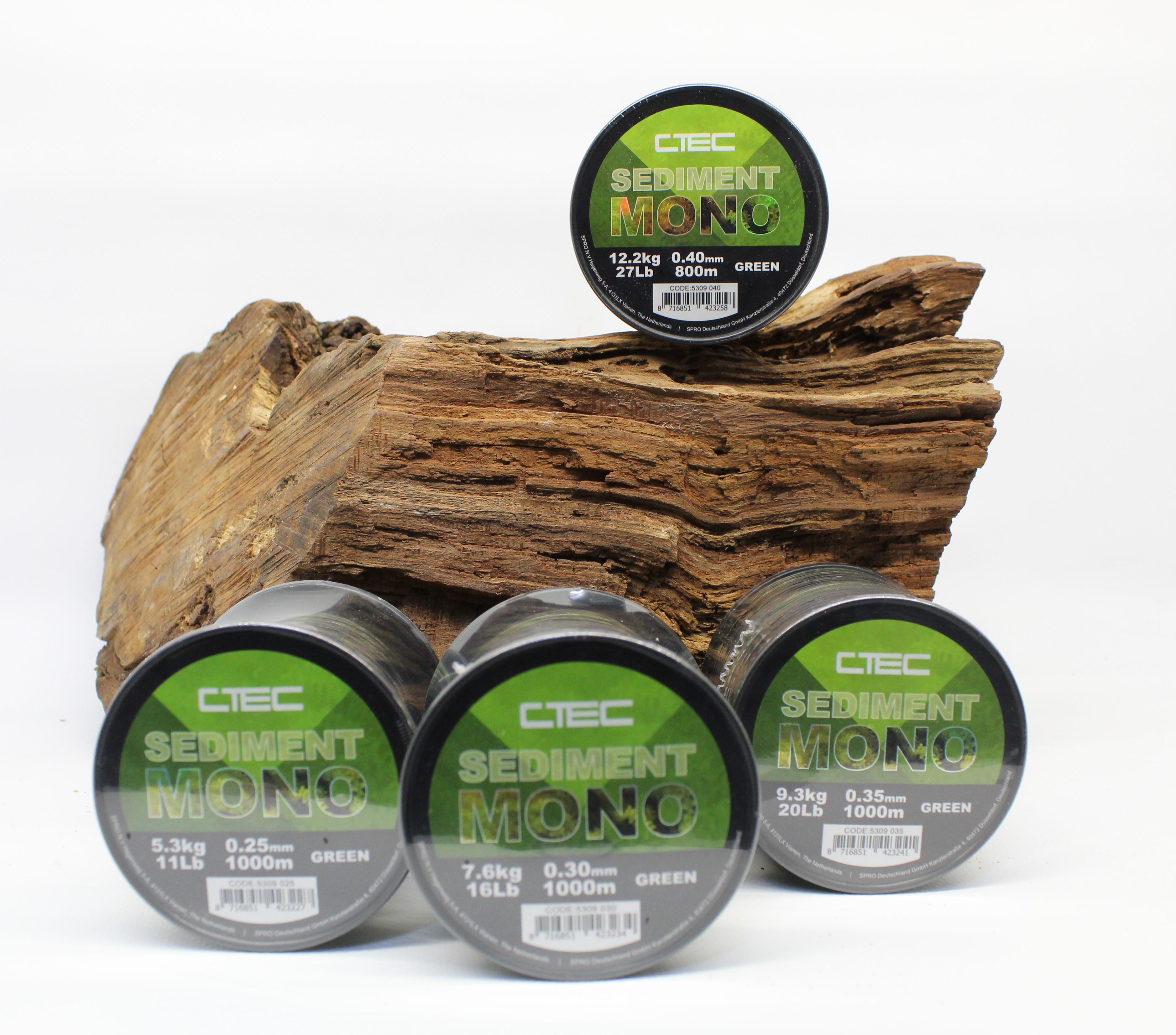 Spro CTEC Sediment Mono Green 0,25mm 0,30mm 0,35mm 0,40mm 1000m 800m ABVERKAUF