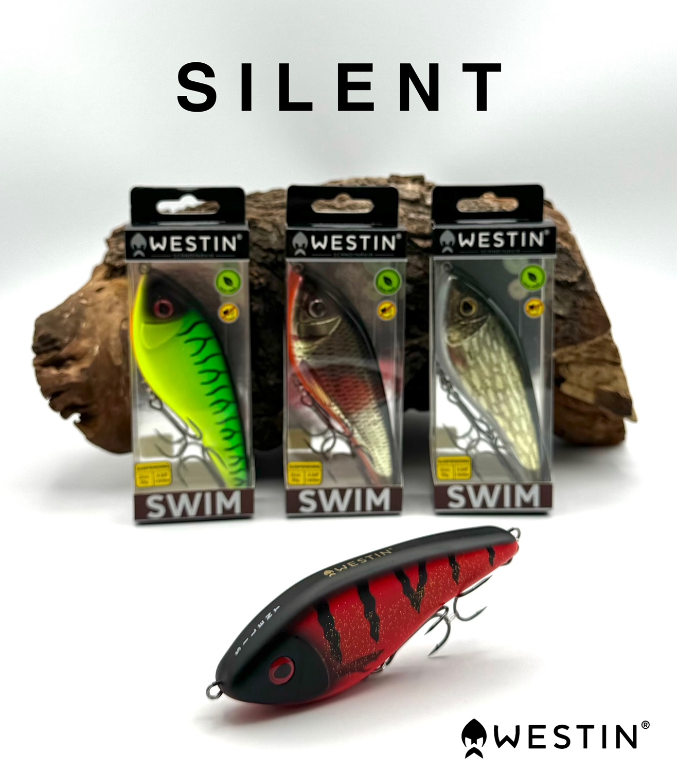 Westin Swim Glidebait Silent 12cm 55g Suspending LIMITED EDITION 4 Farben