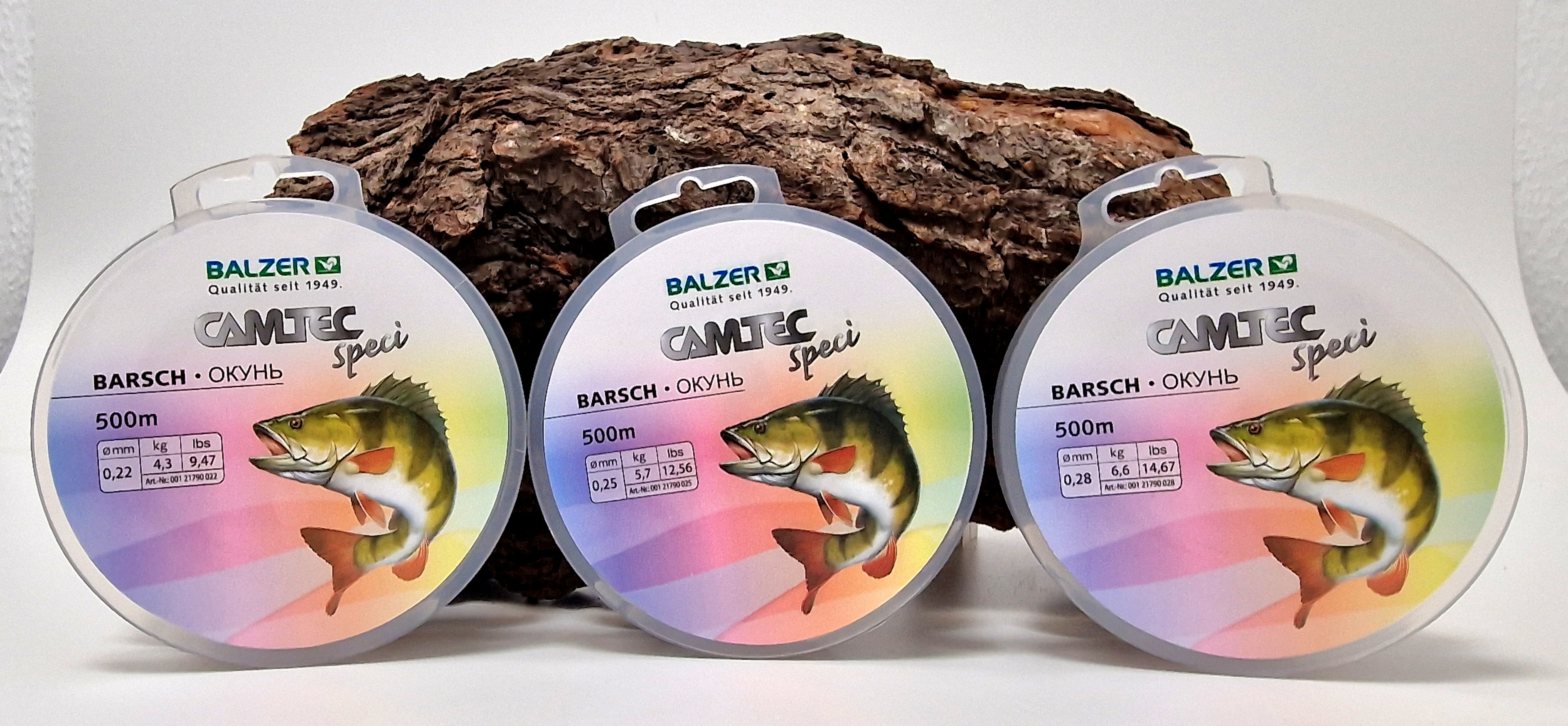 Balzer Camtec SpeciLine Barsch 500m Kupferbraun 0,22mm 0,25mm 0,28mm