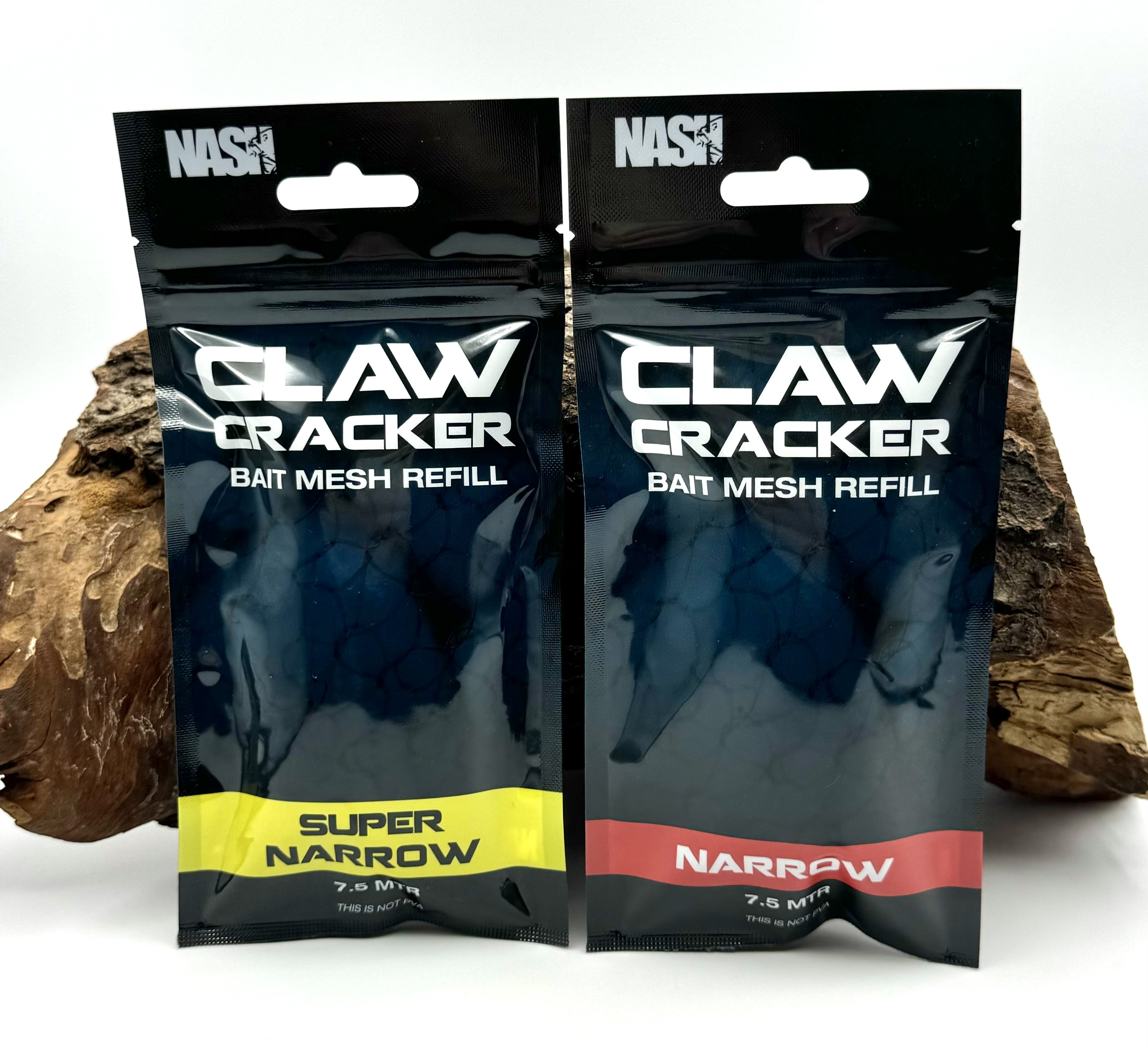 Nash Claw Cracker Bait Mesh Refill Super Narrow 18mm Narrow 23mm 7,5m Nachfüllnetz