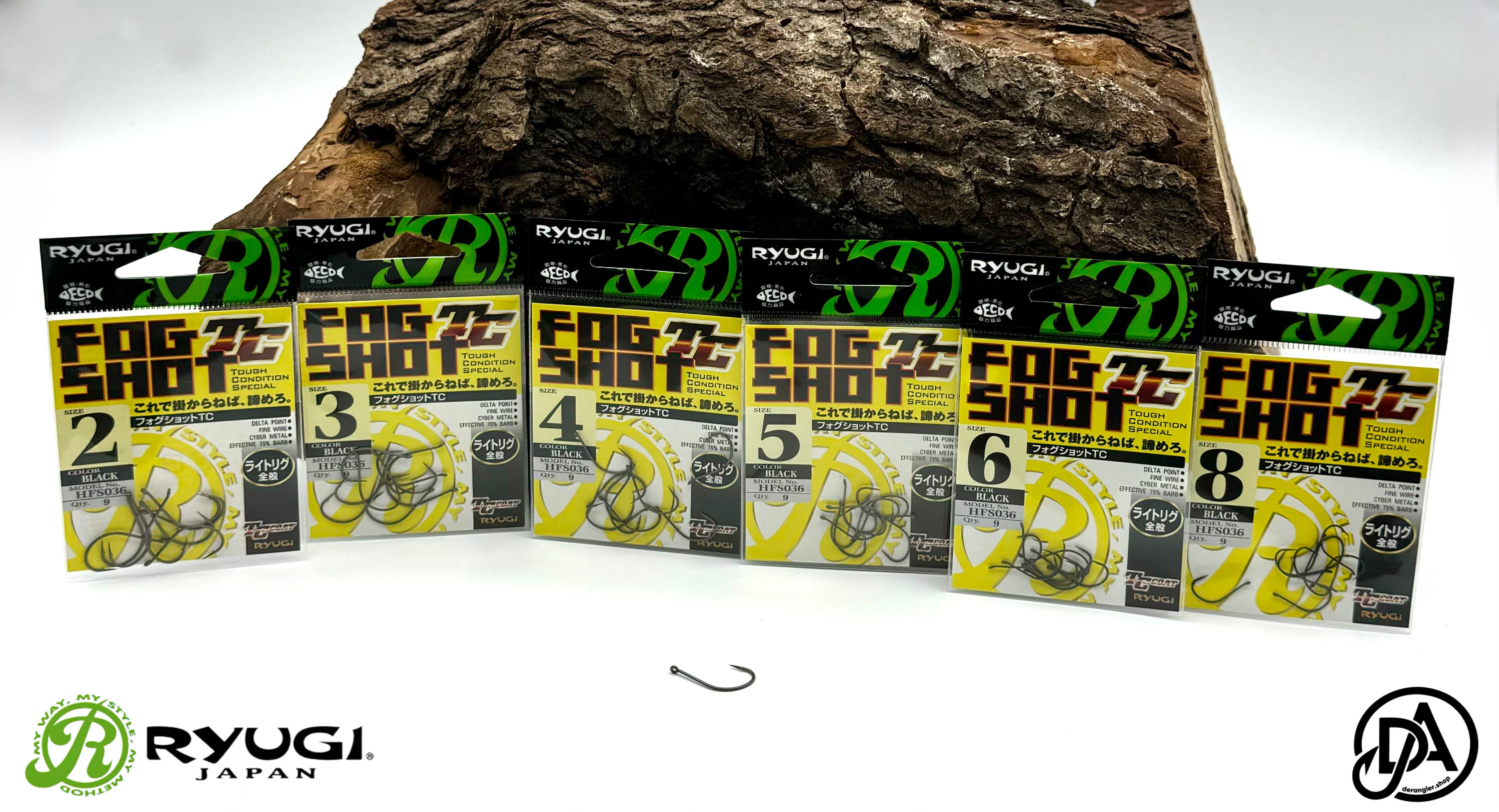 Ryugi Fogshot TC Dropshot Haken Gr. 2 3 4 5 6 8