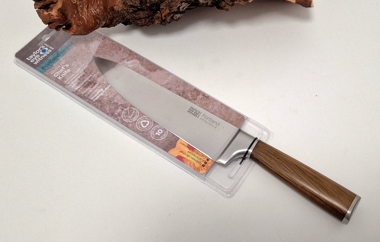 Herbertz Taylor's Eye Portland Chefmesser 20cm Wallnussholz Effekt