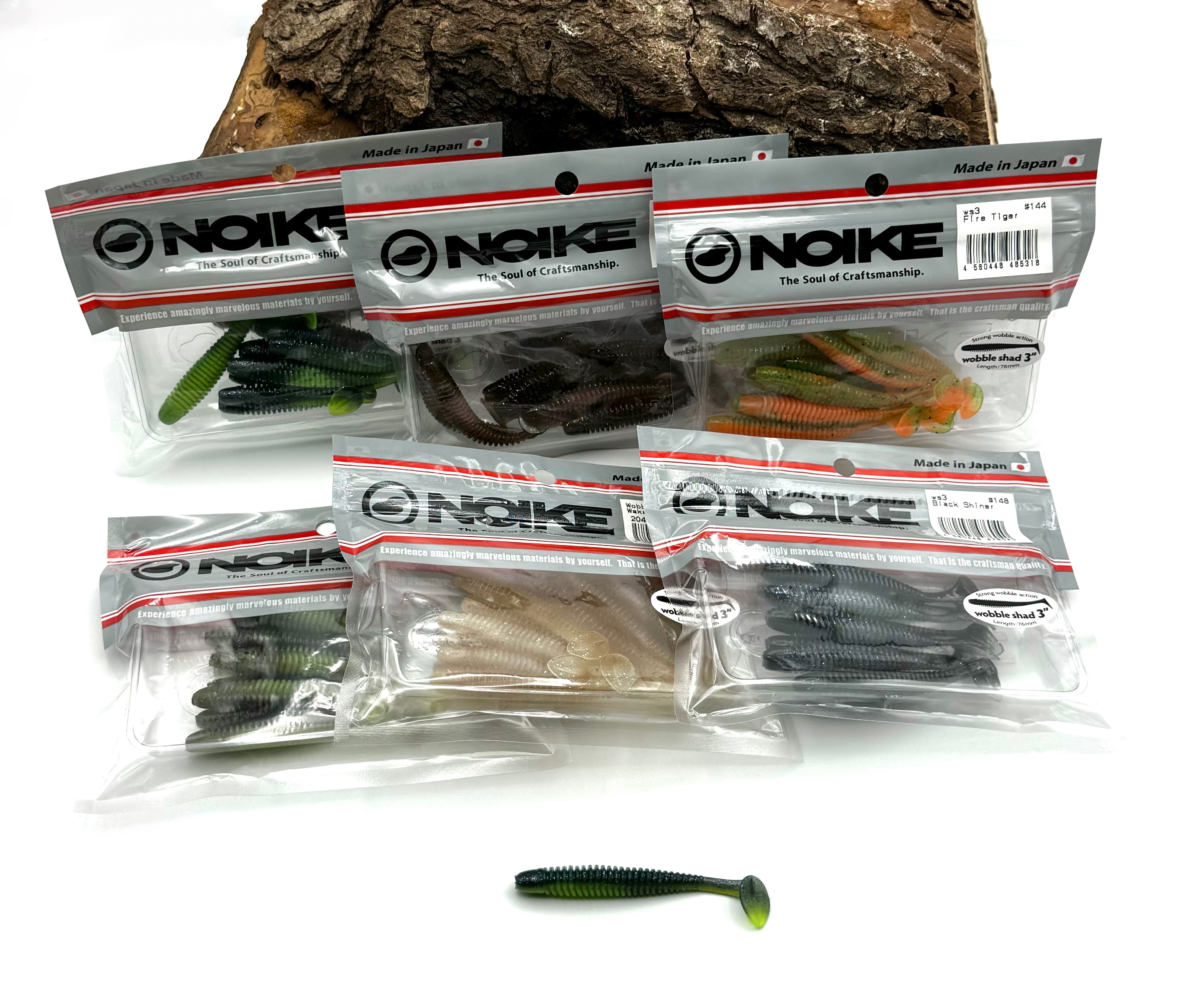 Noike Wobble Shad 3" 7,6cm 2,5g 9 Stück