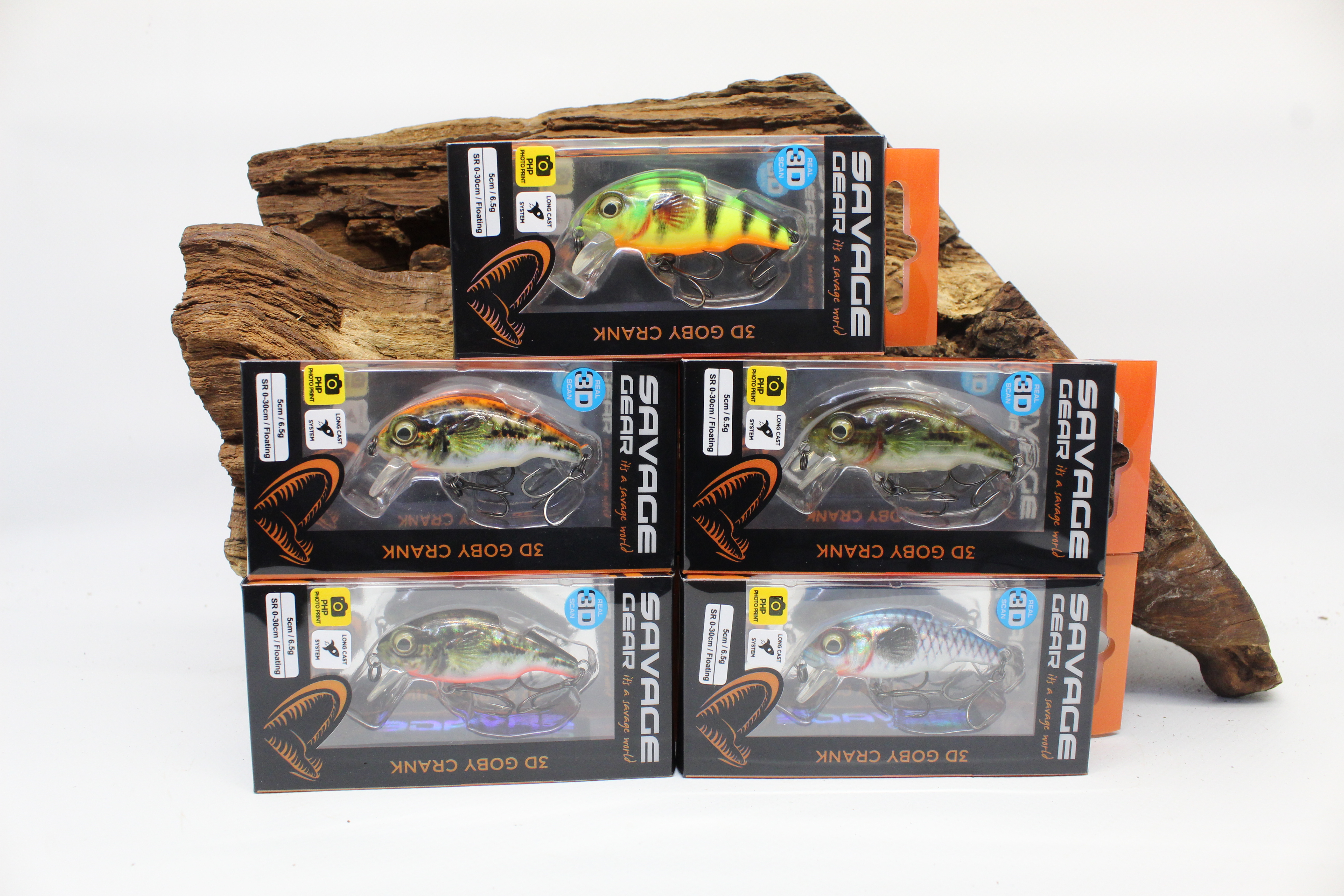 Savage Gear Wobbler 3D Goby Crank SR Floating 5cm 6,5g  5 Farben