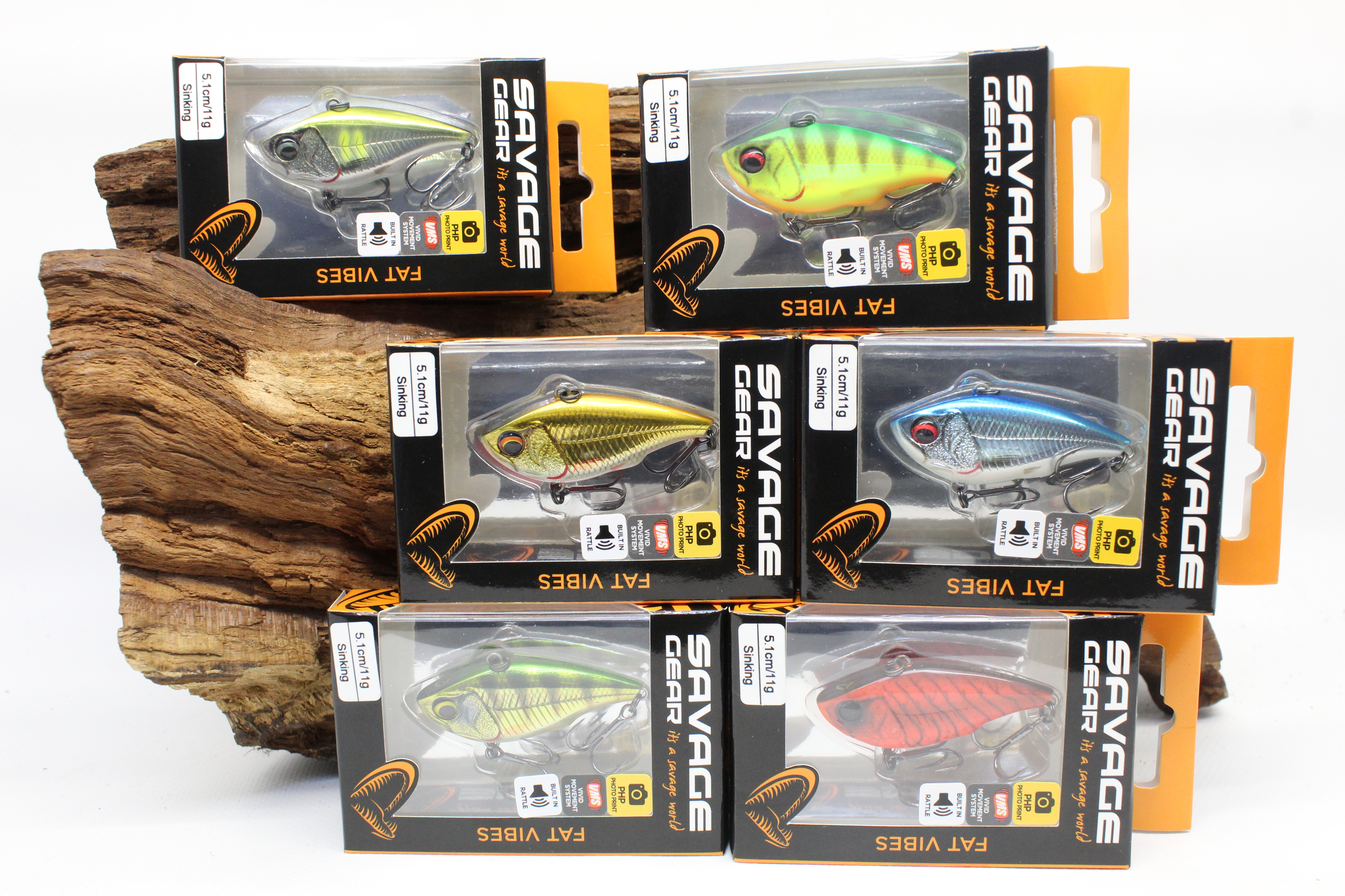 Savage Gear Fat Vibes sinking 5,1cm 11g 6 Farben