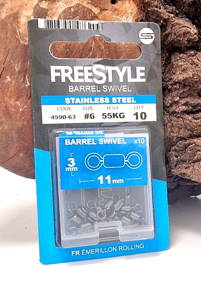 Spro Freestyle Reload Stainless Swivel Gr. 6 55kg 10 Stück