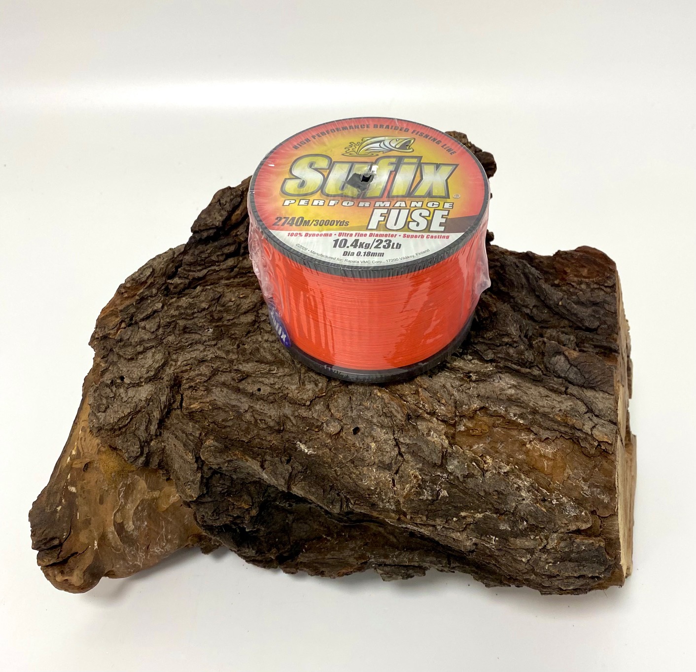 Sufix Performance Fuse 2740m 0,18mm Großspule 10,4kg 23lb Fluorescent Neon Fire ABVERKAUF