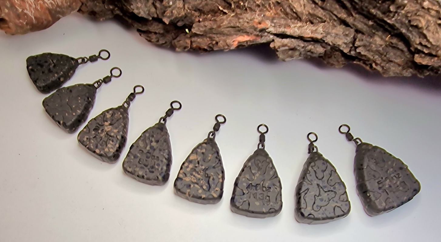 Fox Edges Flat Pear Lead 42g 56g 70g 85g 100g 113g 127g 142g Karpfenblei