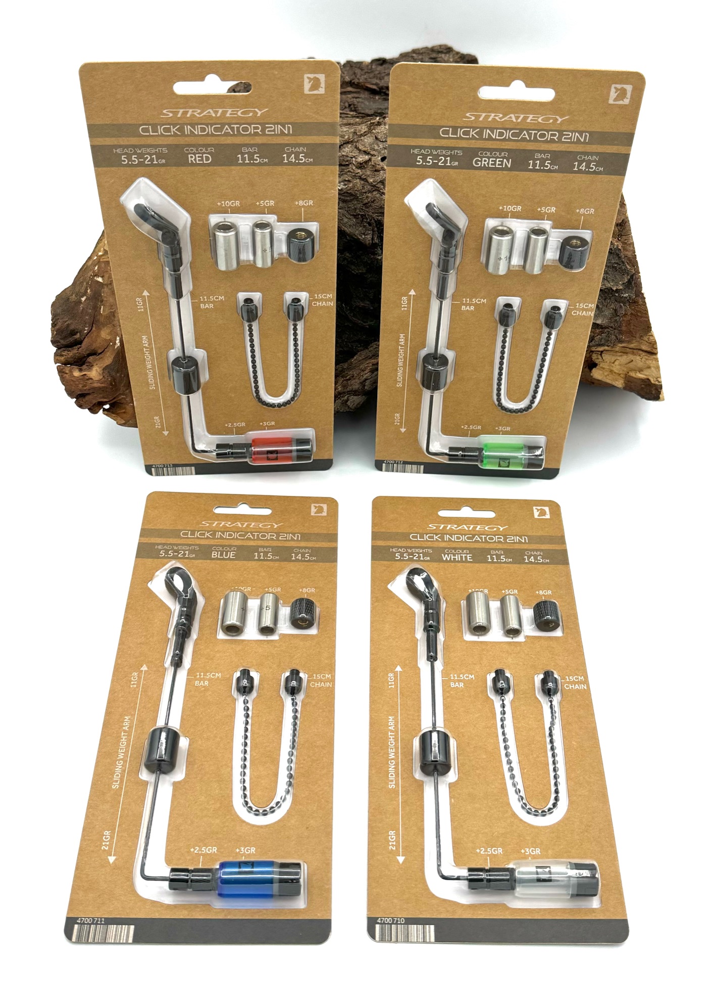 Strategy Click Indicator 2in1 White Blue Green Red Bissanzeiger