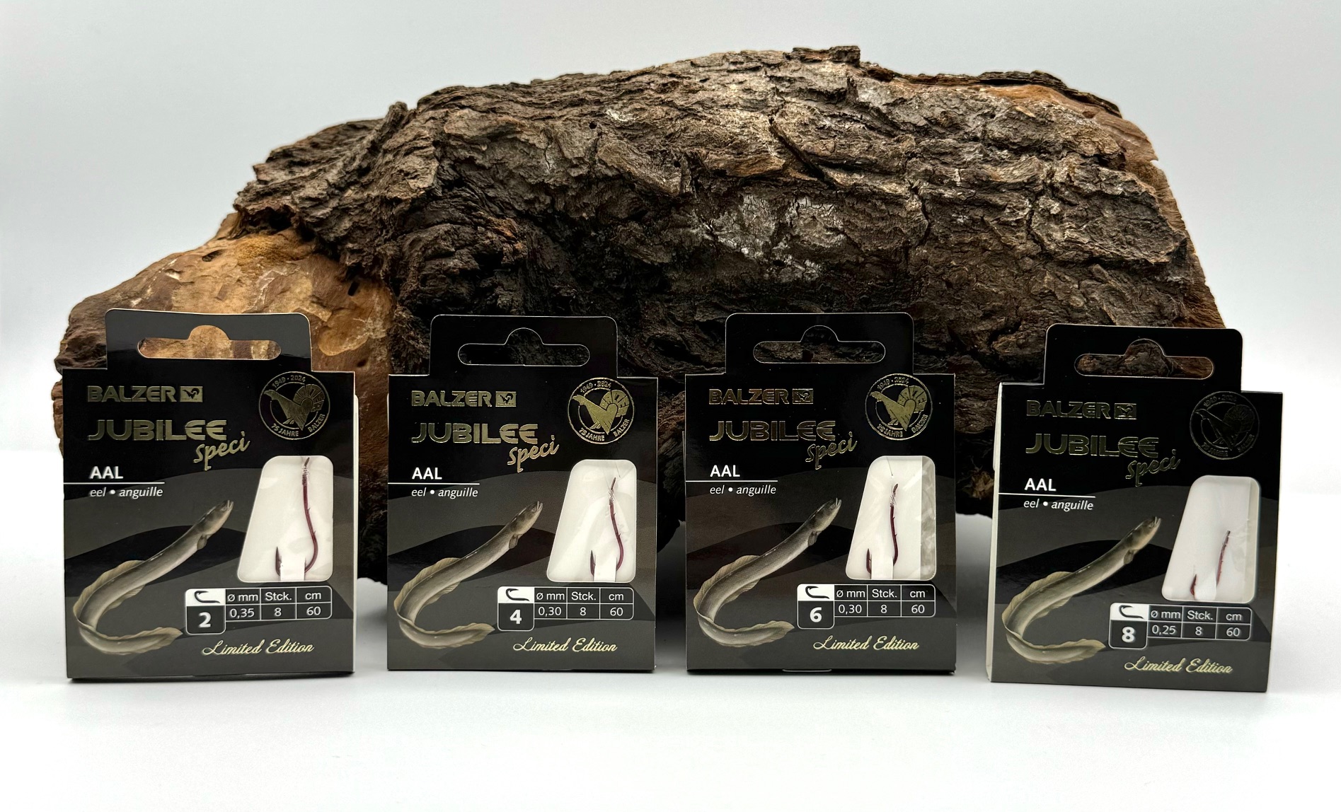 Balzer Jubilee Zielfischhaken Aal 2 4 6 8 "75 Jahre Balzer" Limited Edition