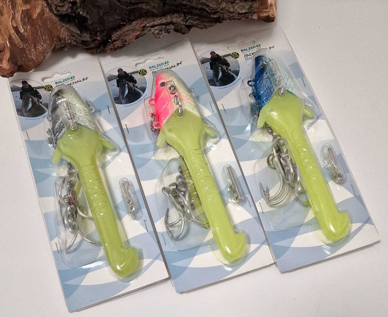 Balzer Adrenalin Dead Bait System Köhler Pink Blau 200g 325g 450g