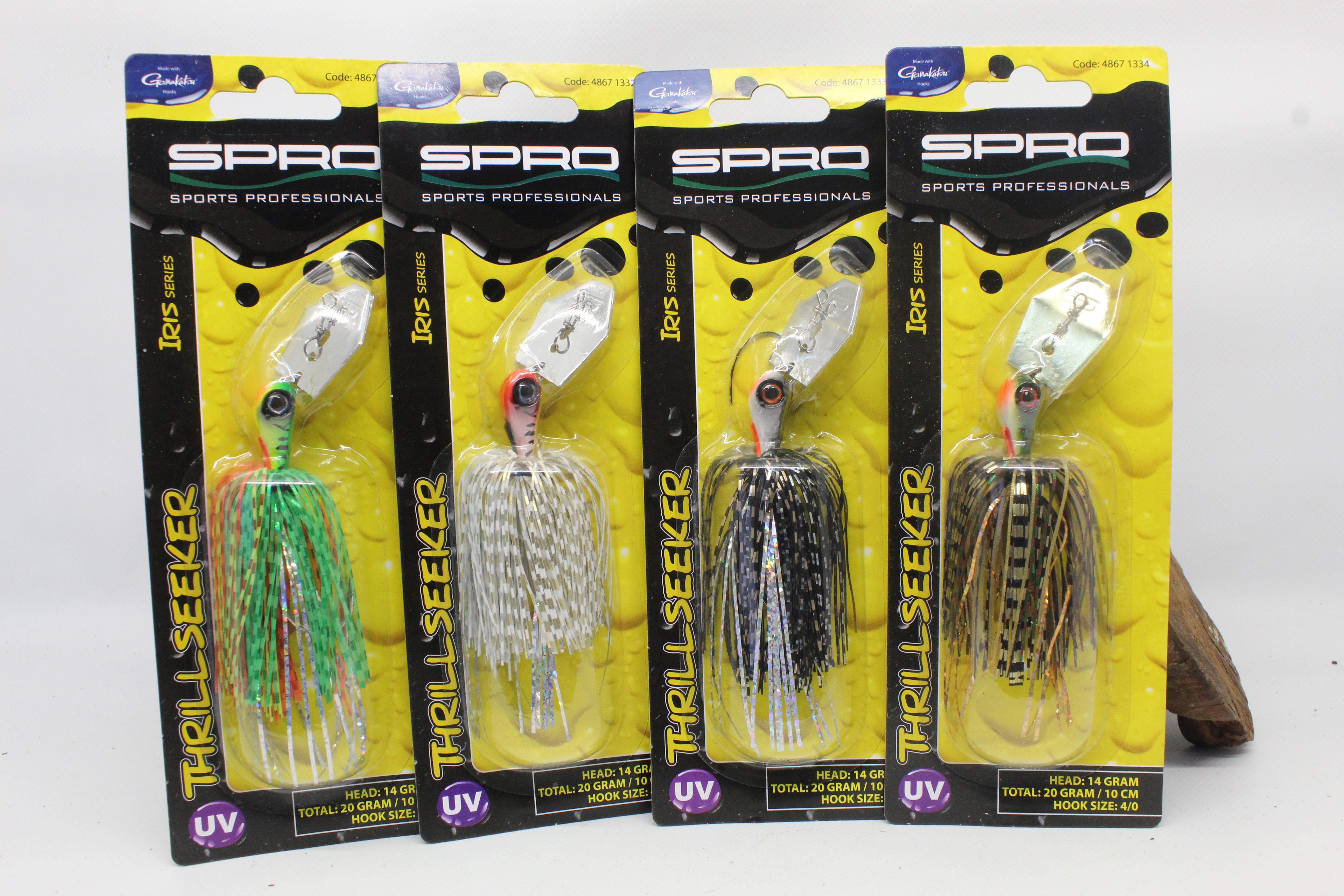 Spro Iris Thrillseeker 4/0 14g 4 Farben