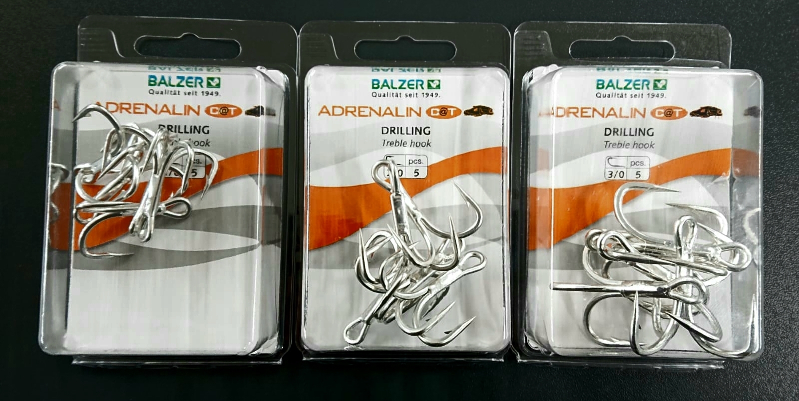 Balzer Adrenalin Cat Waller Drilling Gr. 1/0 2/0 3/0