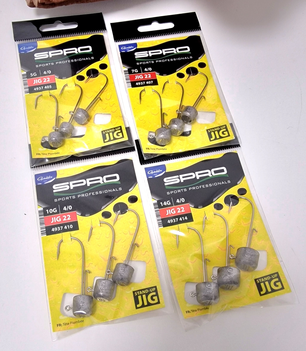 Spro Jig 22 Stand Up 4/0 5g 7g 10g 14g 4,3cm Ned Rig Head Jigheads