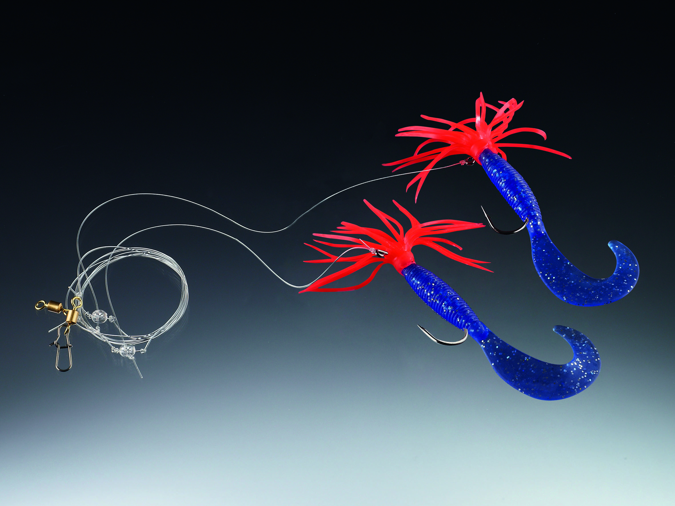 Balzer Edition Sea Creeper Pilksystem blau japanrot 0,60/0,45mm 100cm