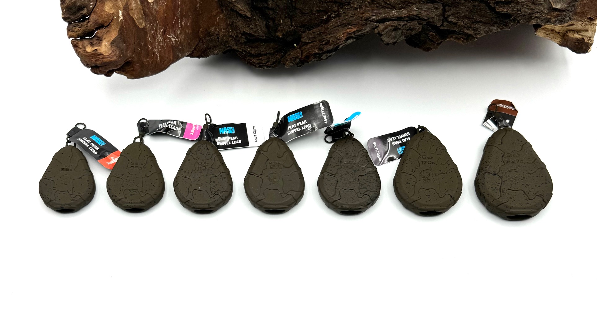 Nash Super Flat Pear Swivel Lead Karpfenblei 43g - 227g