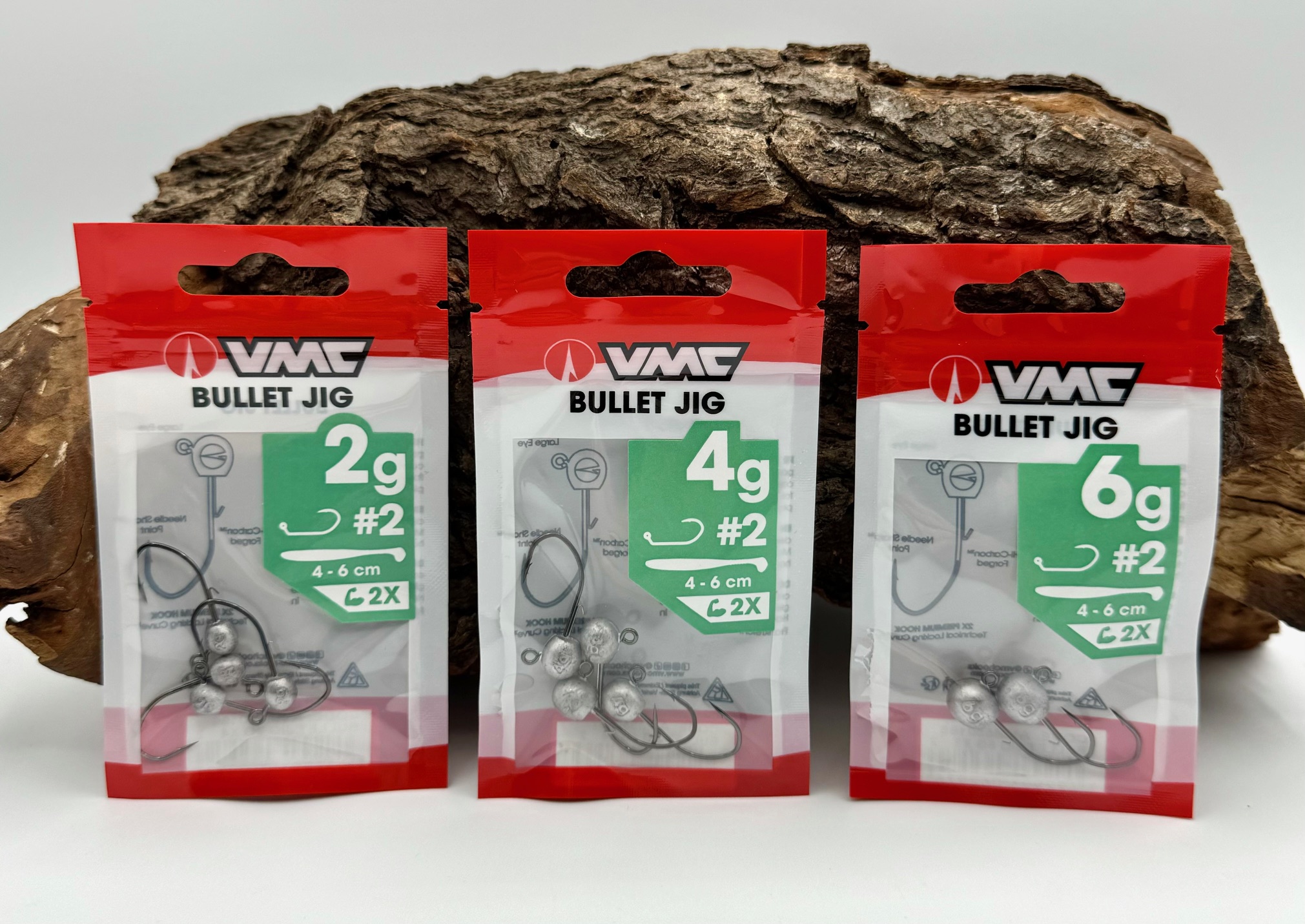 VMC Bullet Jig Haken #2 2g 4g 6g