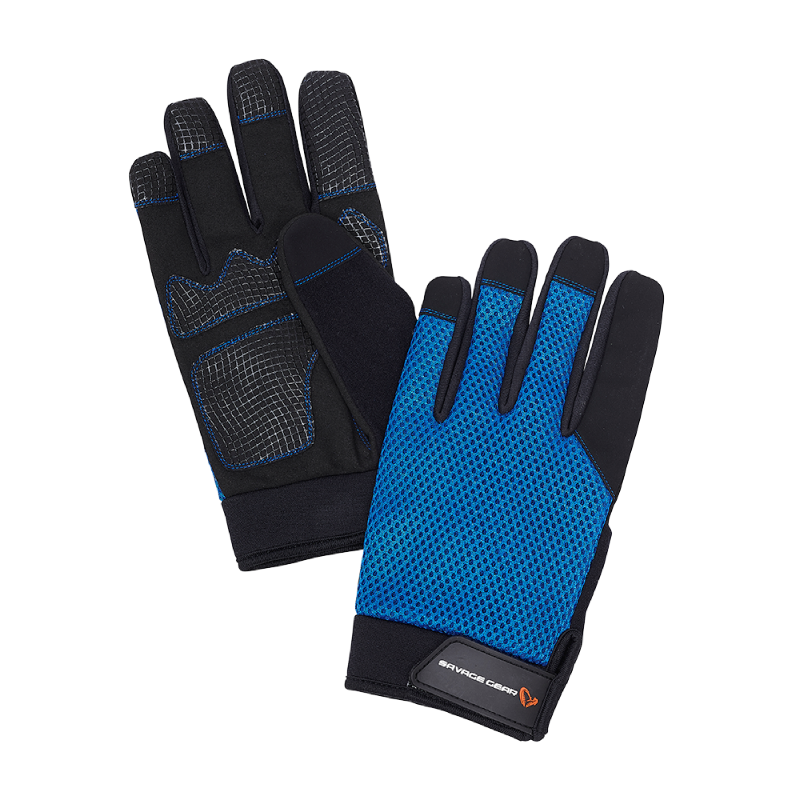 Savage Gear Aqua Mesh Glove Sea Blue Größe M L XL