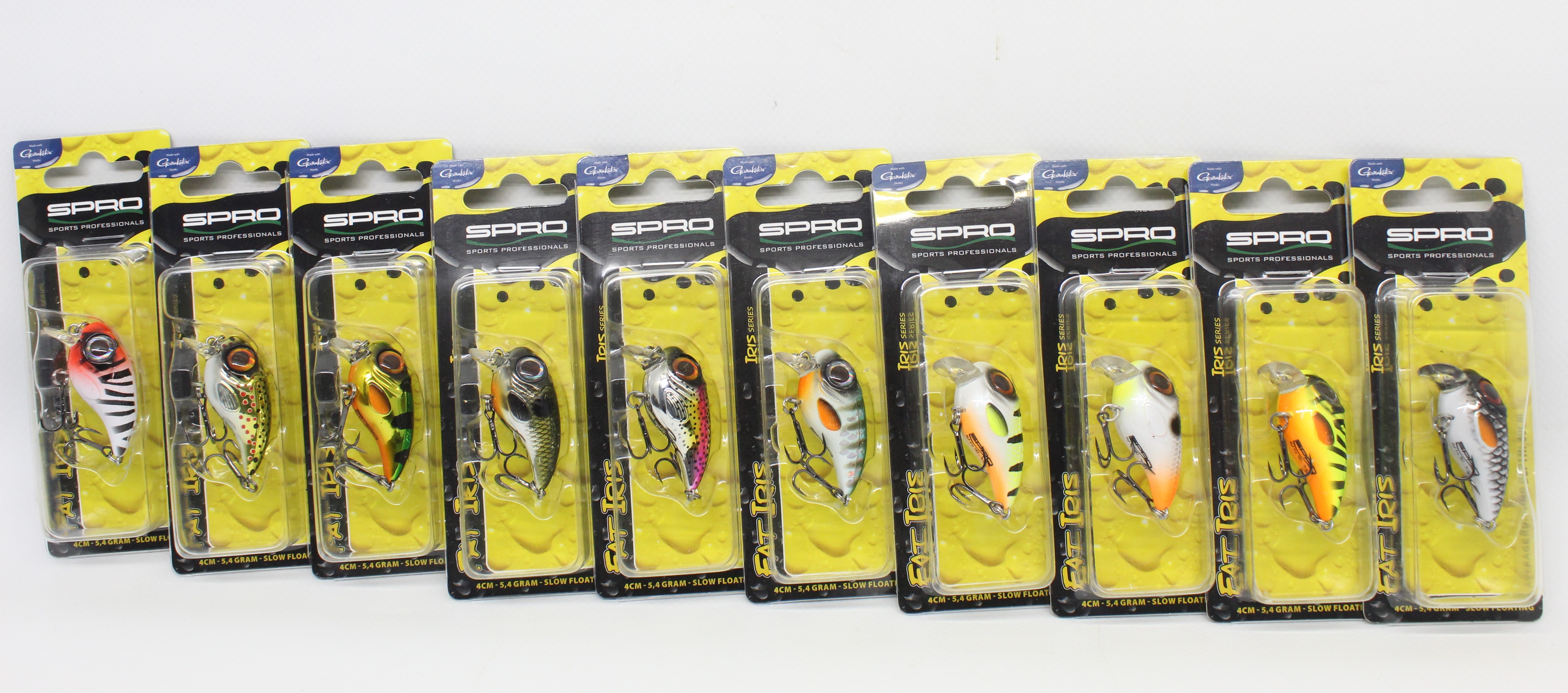 Spro Fat Iris 40 Wobbler SR 4cm 5,4g 10 Farben