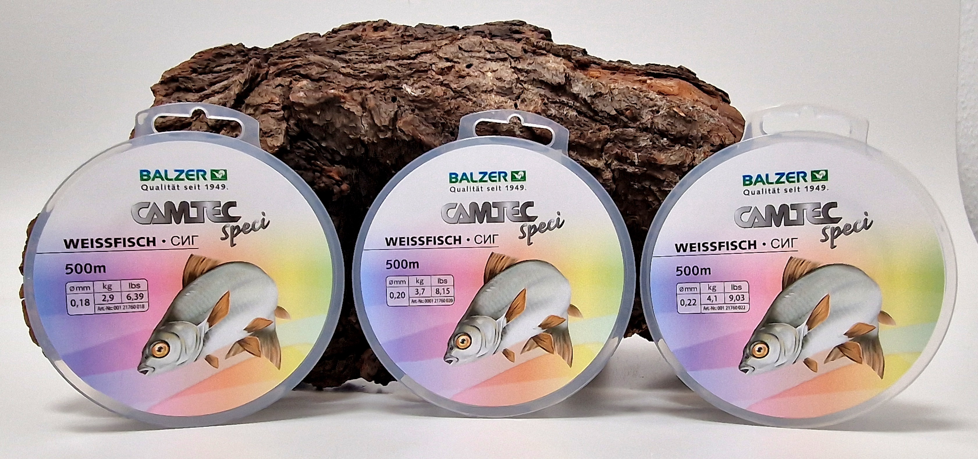 Balzer Camtec SpeciLine Weissfisch 500m hellgrau 0,18mm 0,20mm, 0,22mm