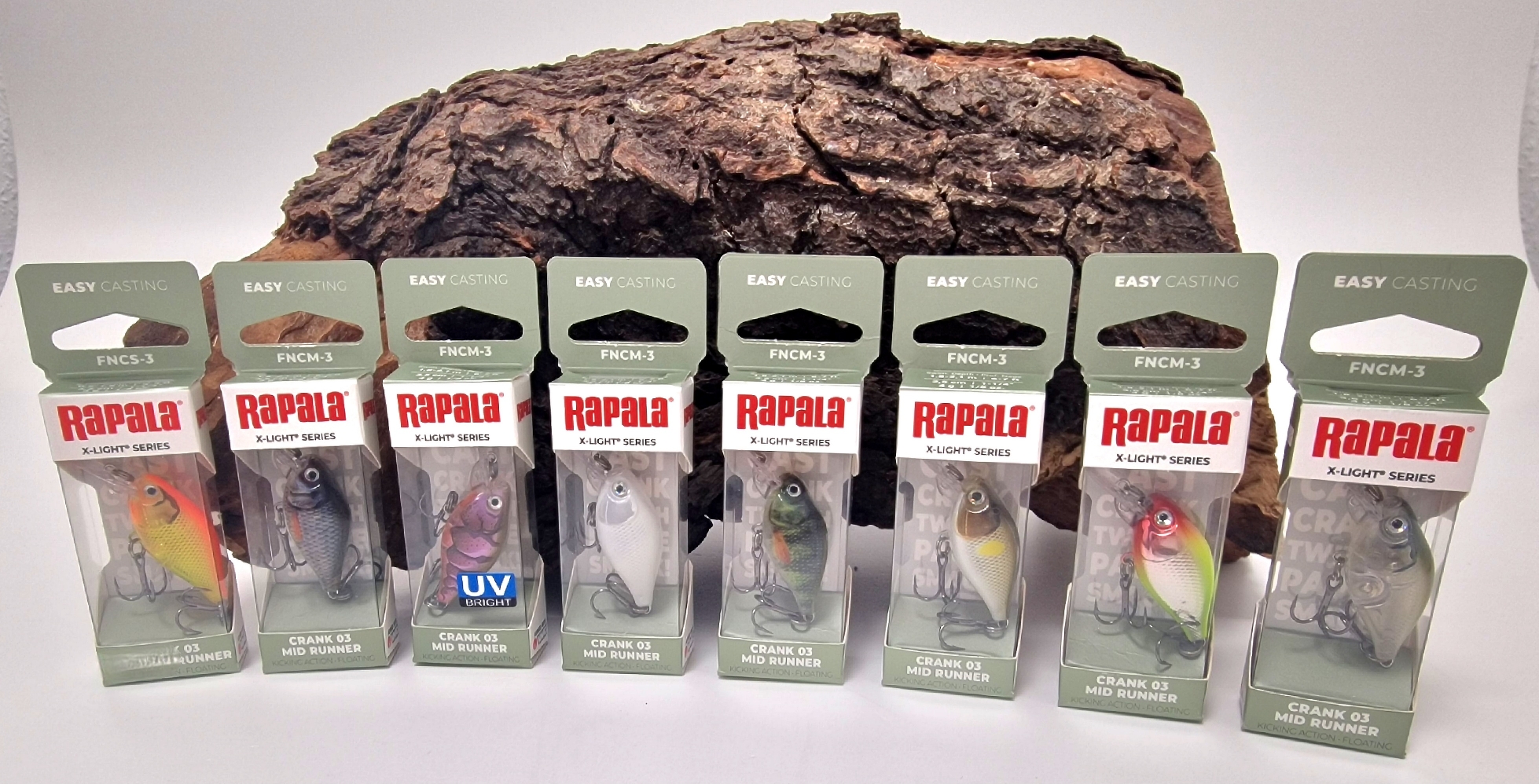 Rapala X-Light Crank Mid Runner 3,5cm 4g 1,8-2,1m Floating 12 Farben Wobbler