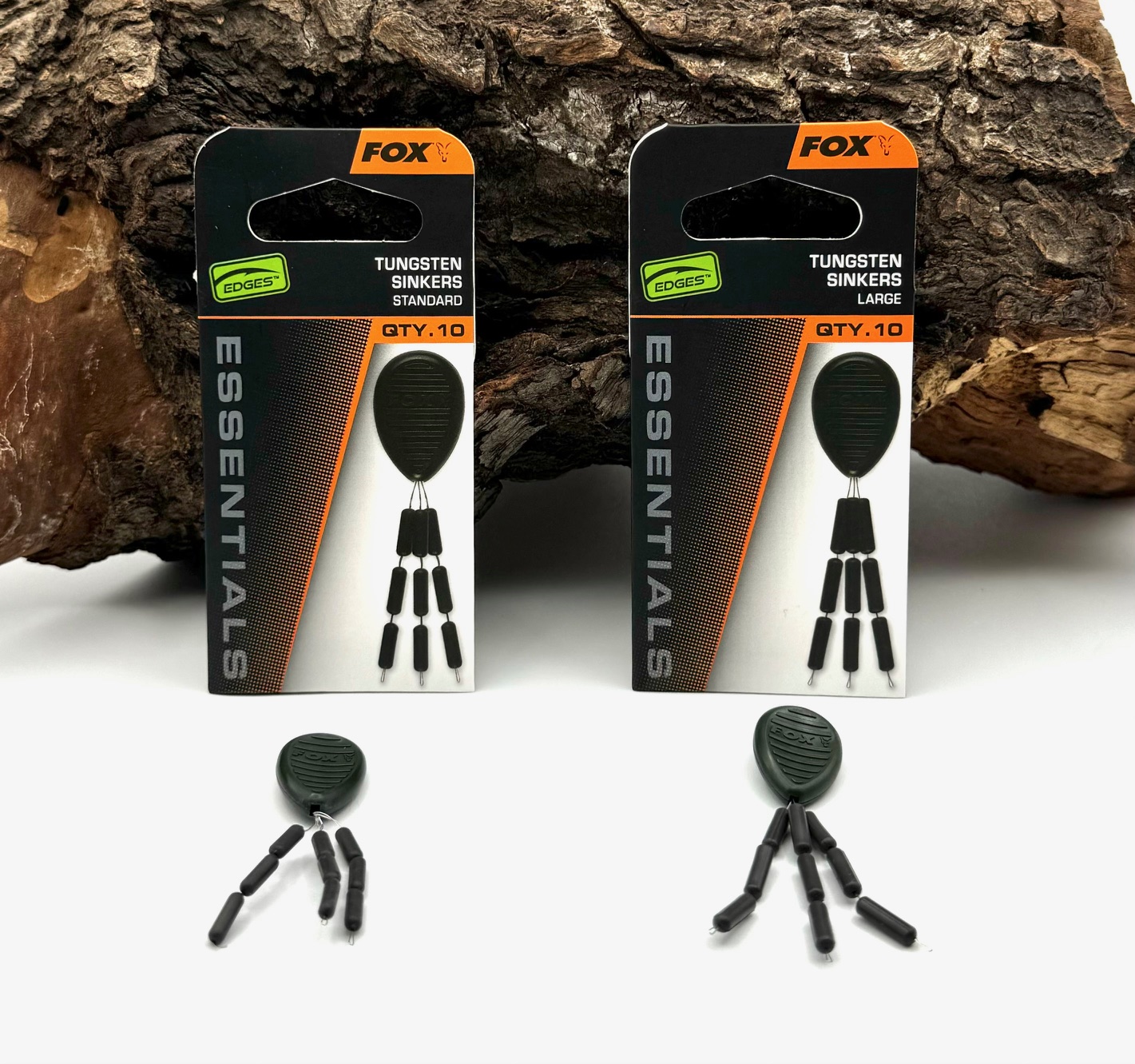 Fox Edges Essentials Tungsten Sinkers 10 Stück Standard & Large