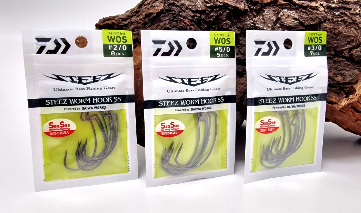 Daiwa Steez Wide Offset Einzelhaken 1/0 2/0 3/0 4/0 5/0