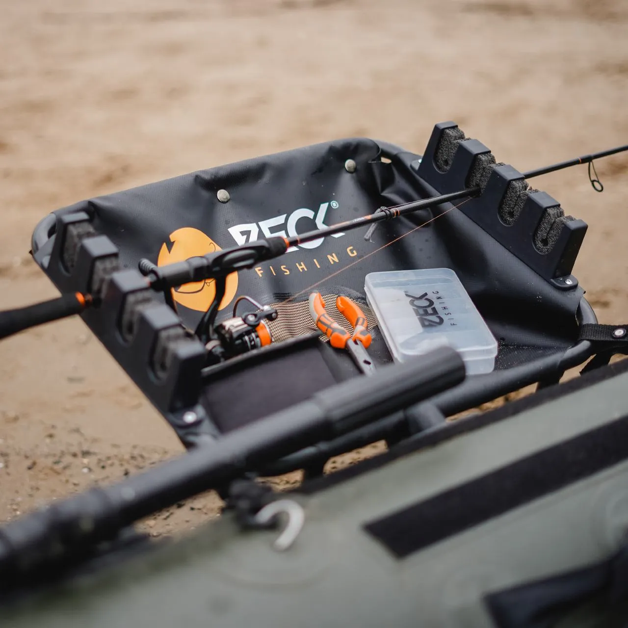 Zeck Belly Boat 4 Rod Rack Rutenhalter