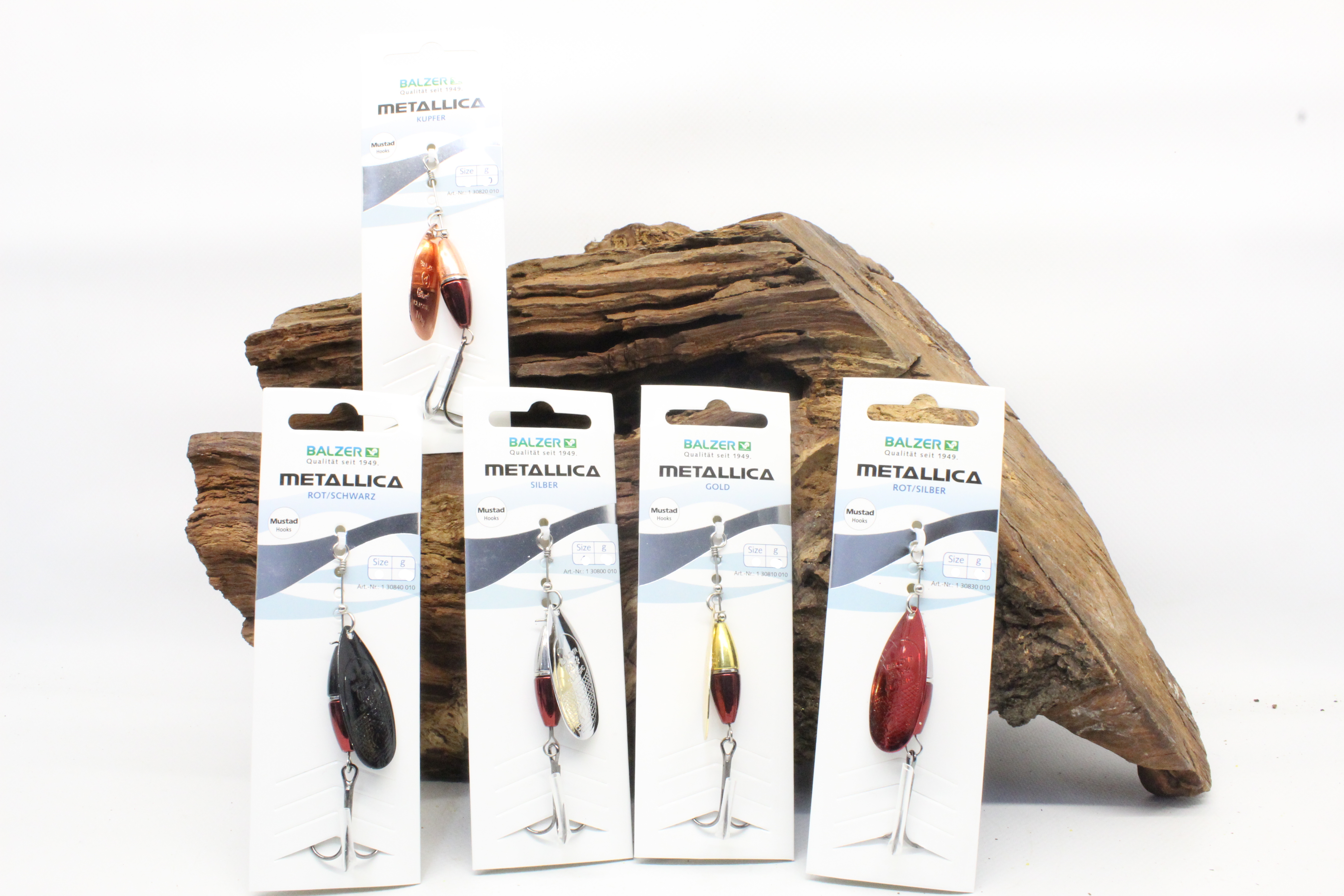 Balzer Colonel Metallica Spinner Silber Gold Kupfer Rot-Silber Rot Schwarz 5g