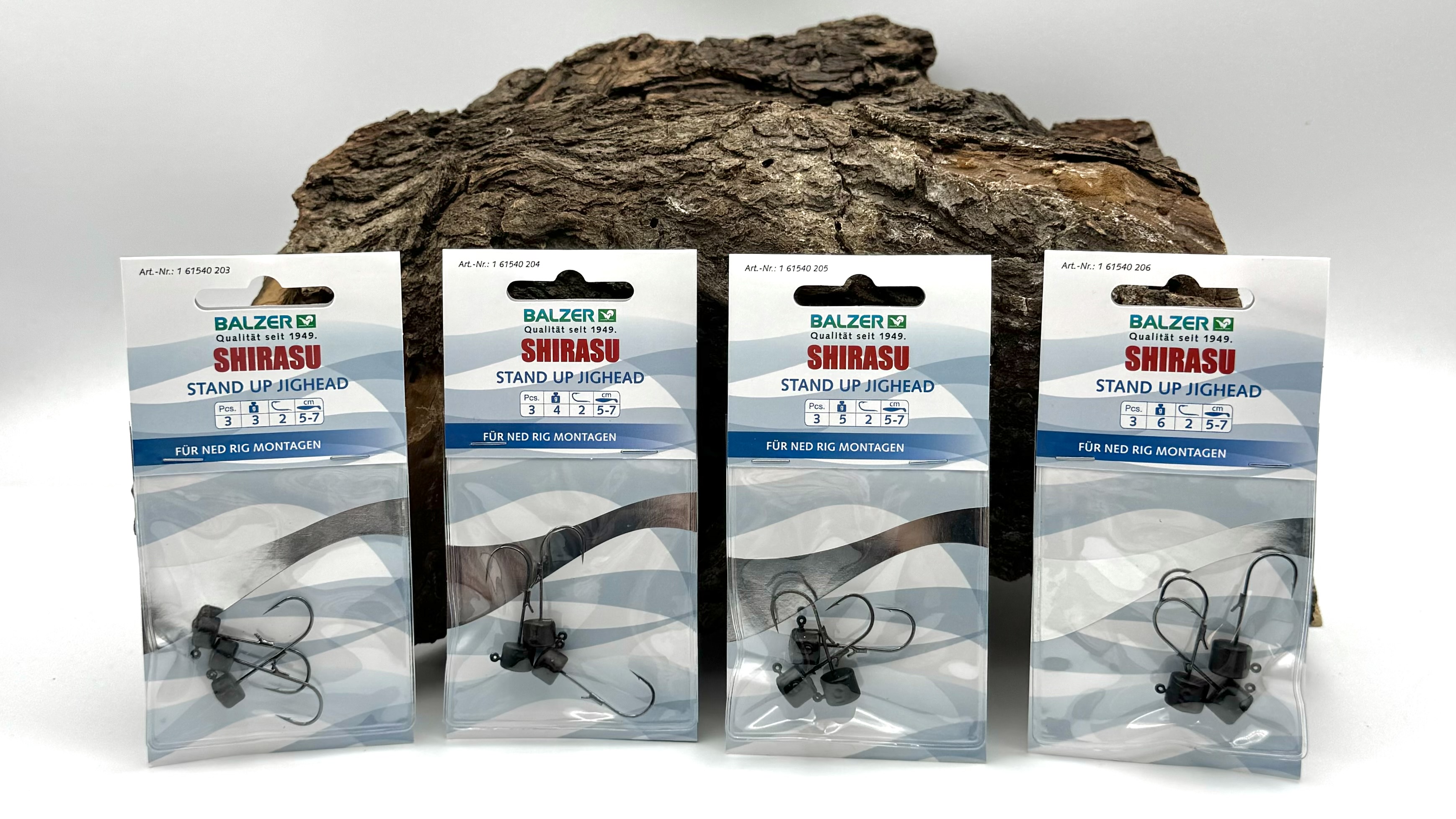 Balzer Shirasu Stand Up Jighead Gr. 2 3g 4g 5g 6g Ned Rig