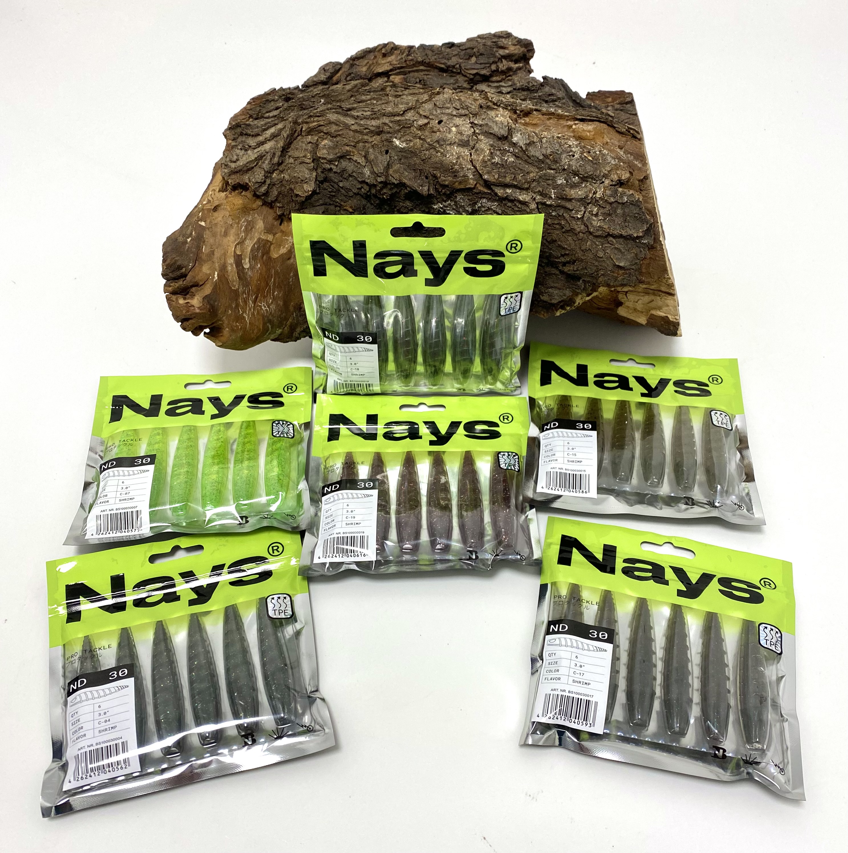 Nays ND 30 7,6cm 10 Farben Shrimp