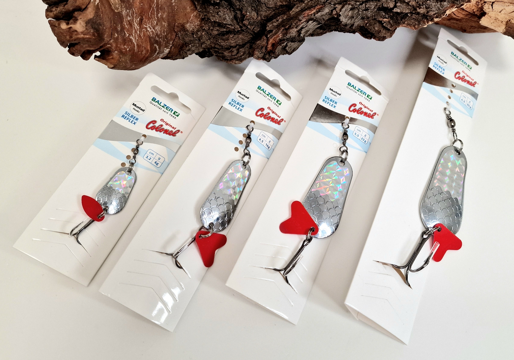 Balzer Colonel Classic Blinker Curvy Silber Reflex 6g 16g 22g 30g