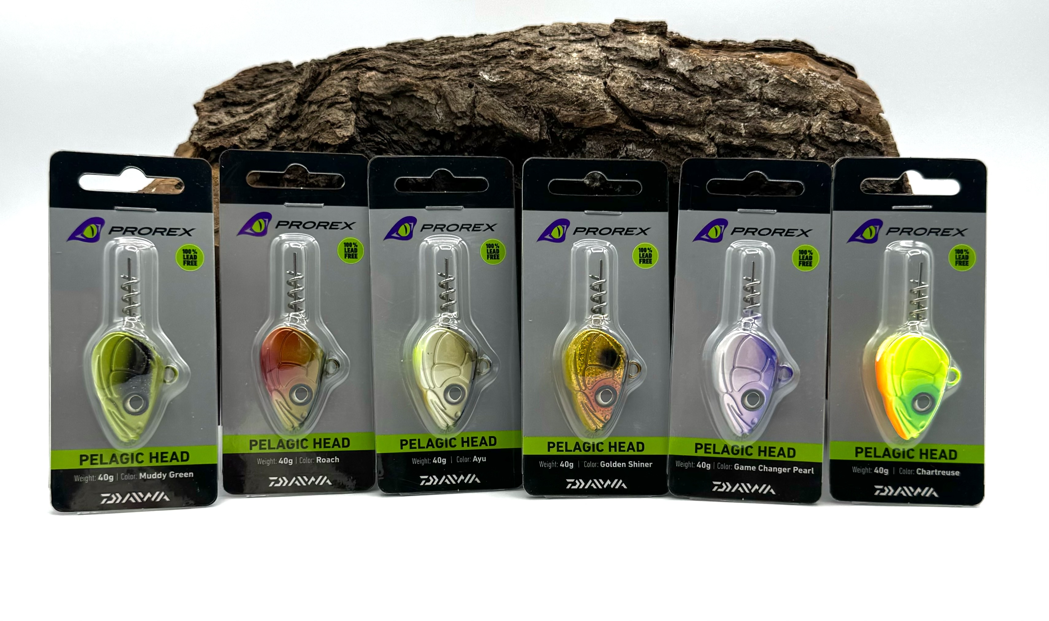 Daiwa Prorex Pelagic Screw Head Lead Free 40g 6 Farben