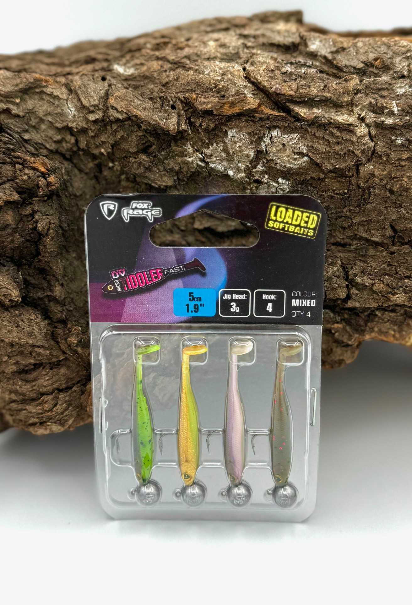 Fox Rage Ultra UV Slick Shad Loaded Lure Pack 5cm 3g