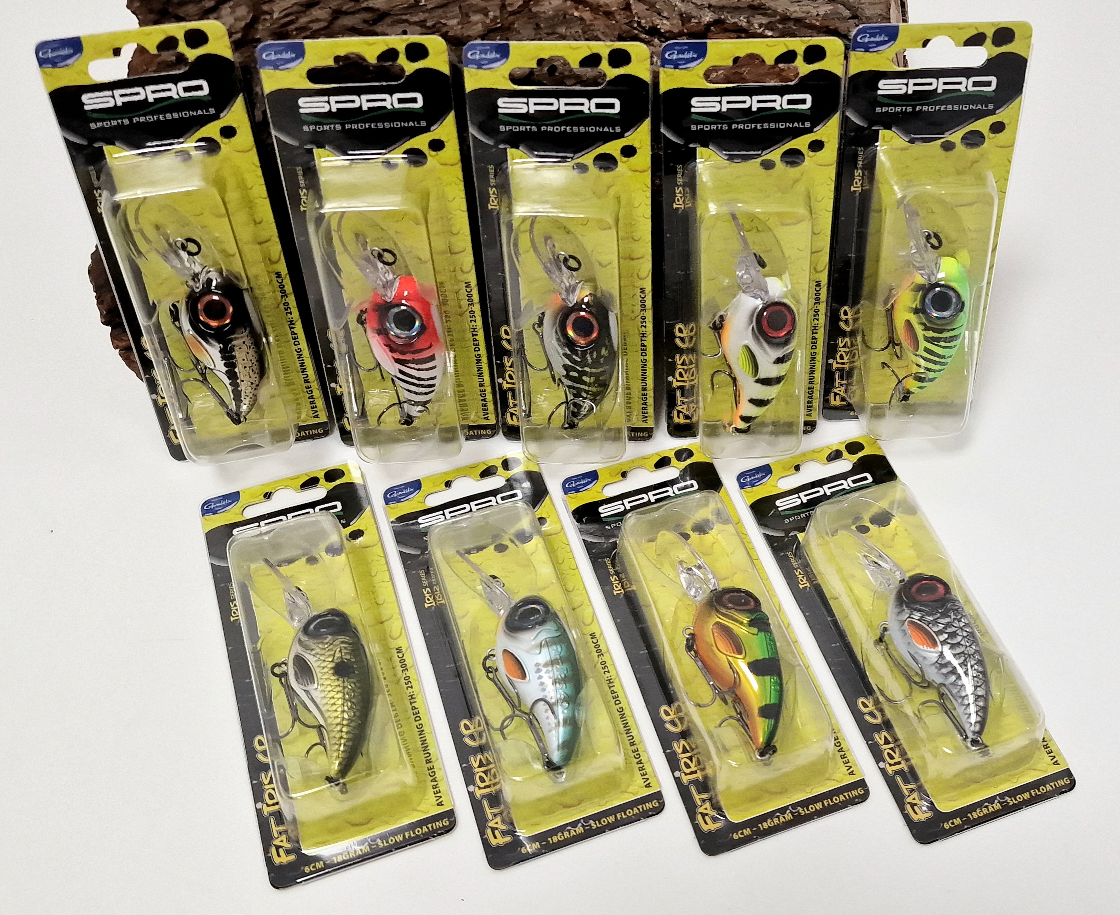 Spro FAT IRIS 60 CR Crank 6cm 18g 9 Farben