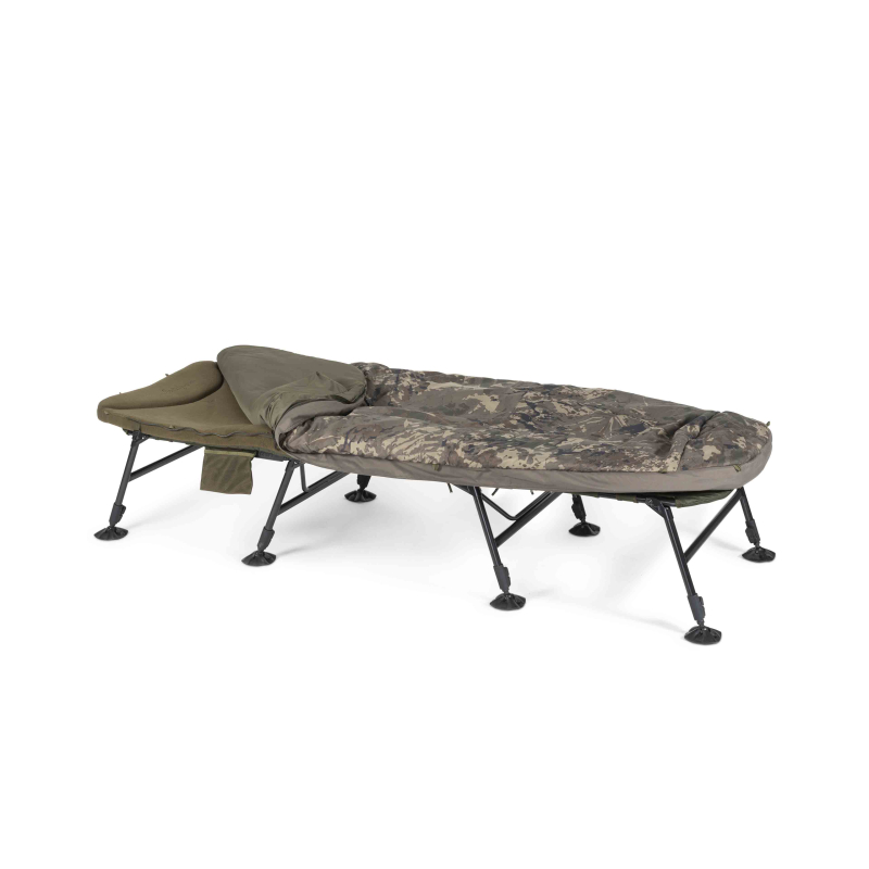 Nash Indulgence HD40 8 Leg Sleep System Karpfenliege Camo 18,5kg