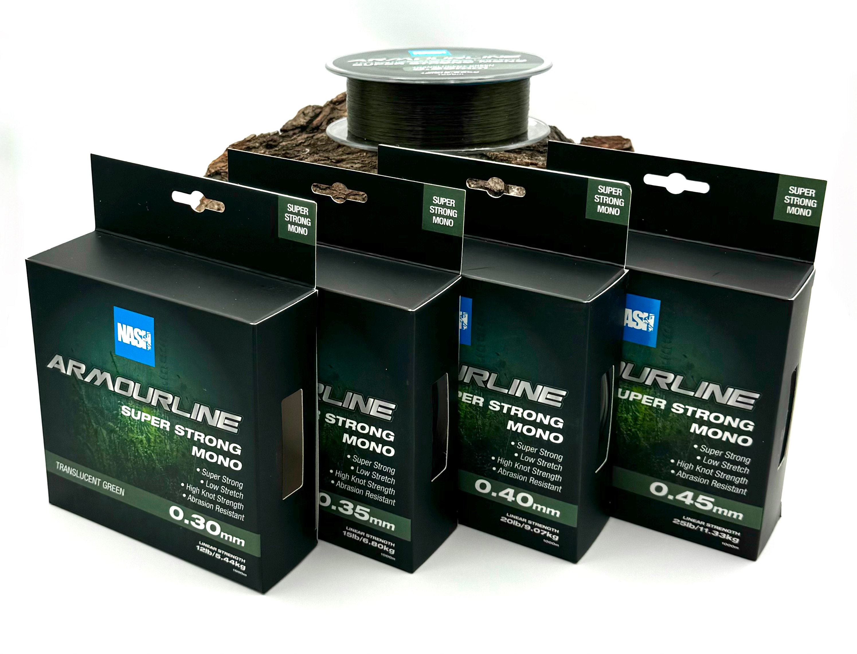Nash Armourline Super Strong Mono Translucent Green Karpfenschnur 1000m