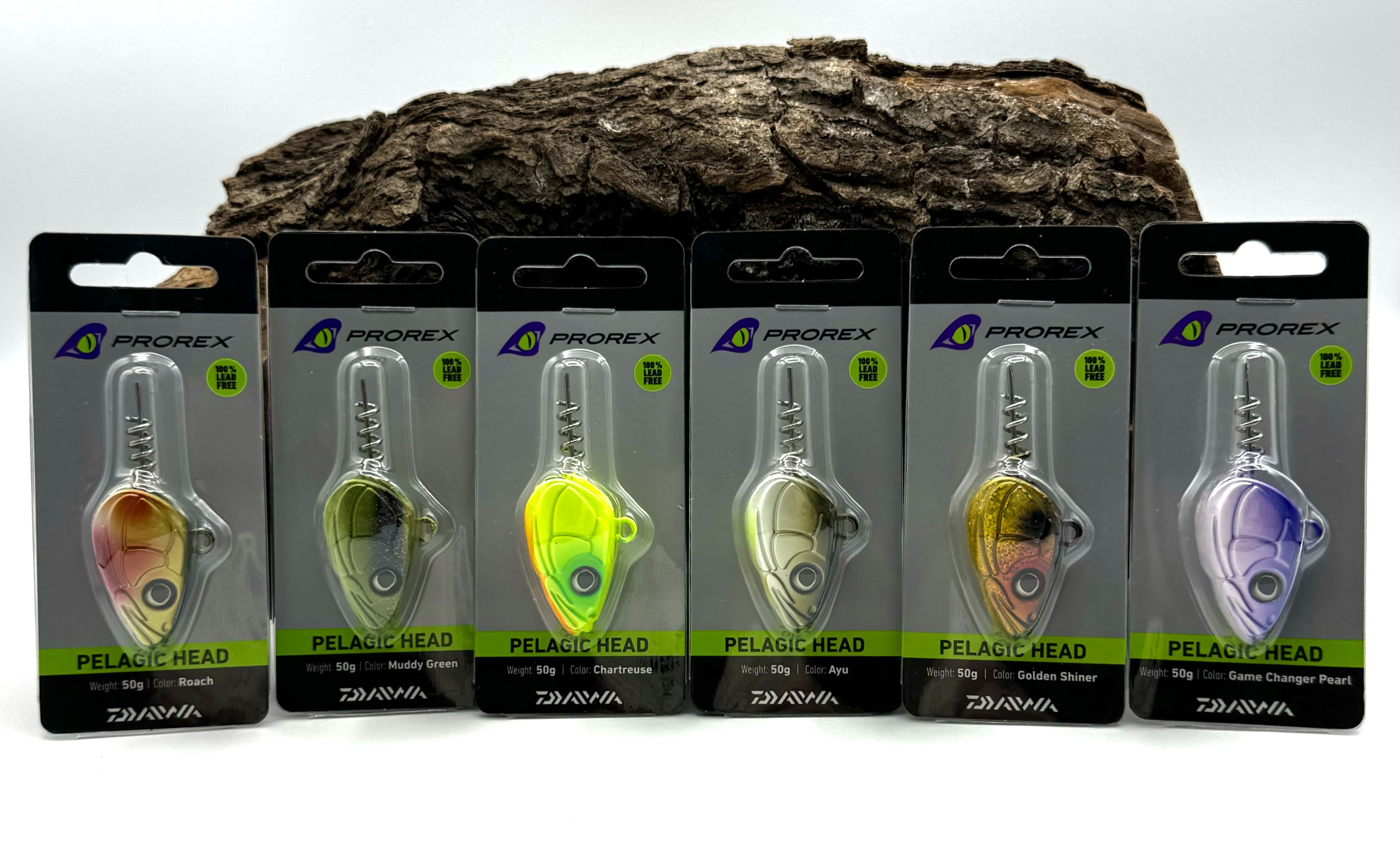 Daiwa Prorex Pelagic Screw Head Lead Free 50g 6 Farben