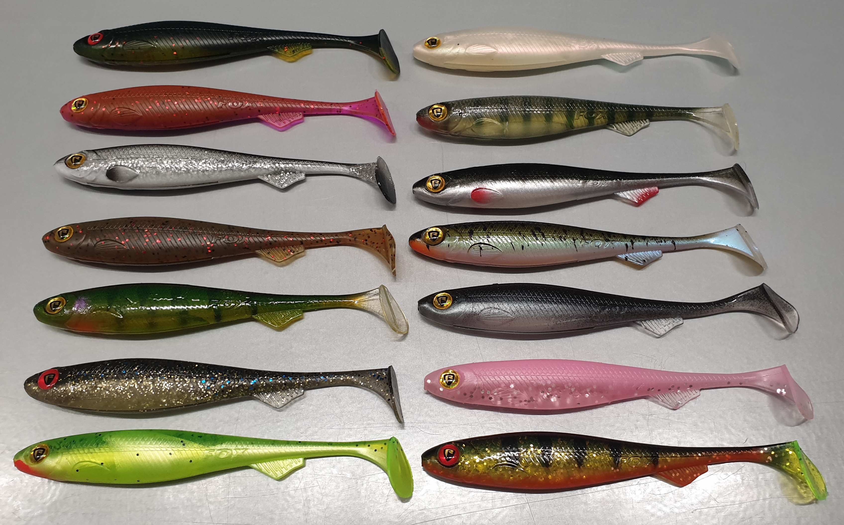 Fox Rage Slick Shad UV 13cm 20 Farben