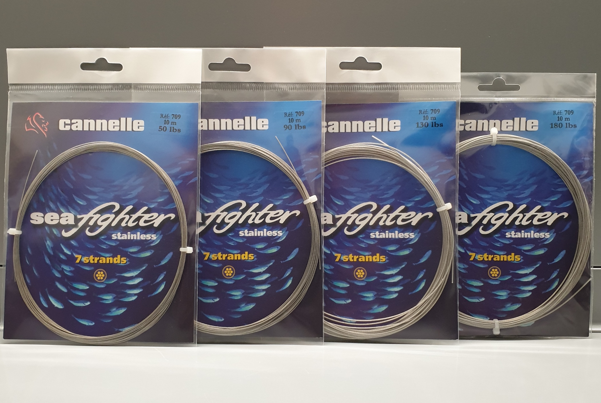 cannelle Seafighter Stainless Stahlvorfach 10m 50lbs 90lbs 130lbs 180bs
