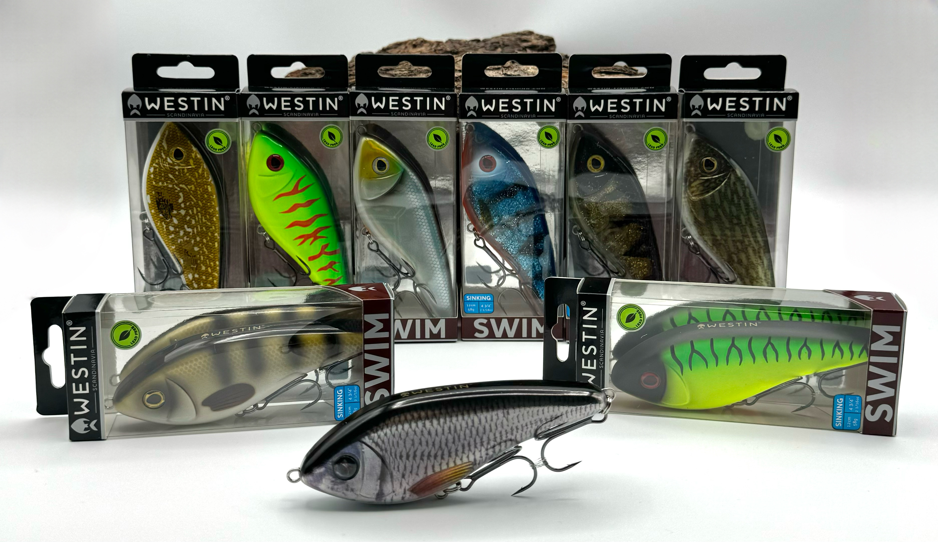 Westin Swim Glidebait 12cm 58g Sinking 21 Farben