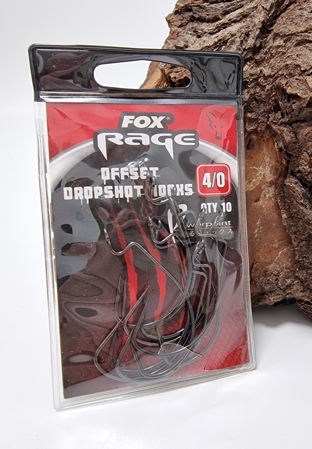 Fox Rage Dropshot Offset Hooks Gr. 4/0 10 Stück ABVERKAUF