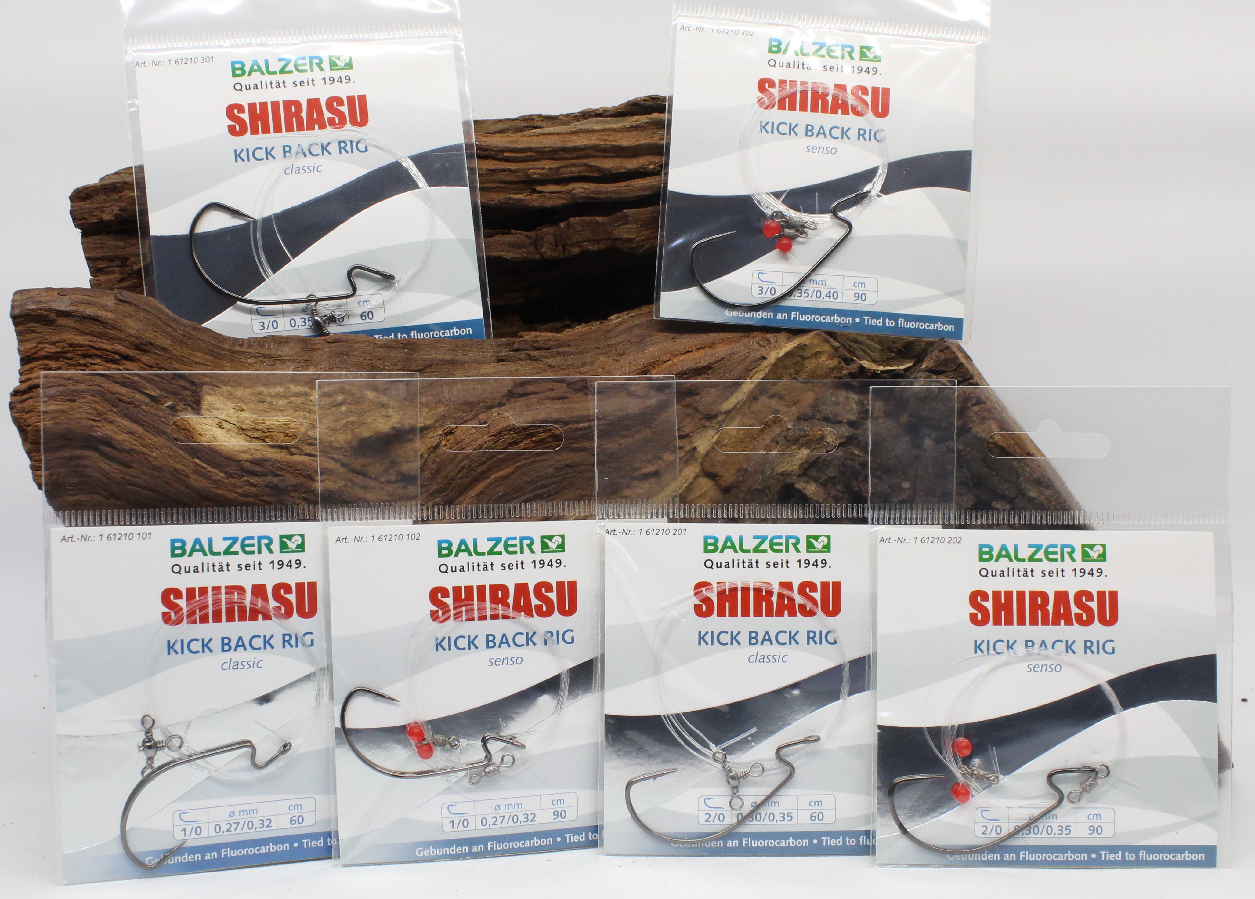 Balzer Shirasu Kick Back Rig Standard/Sensitive 6 Ausführungen